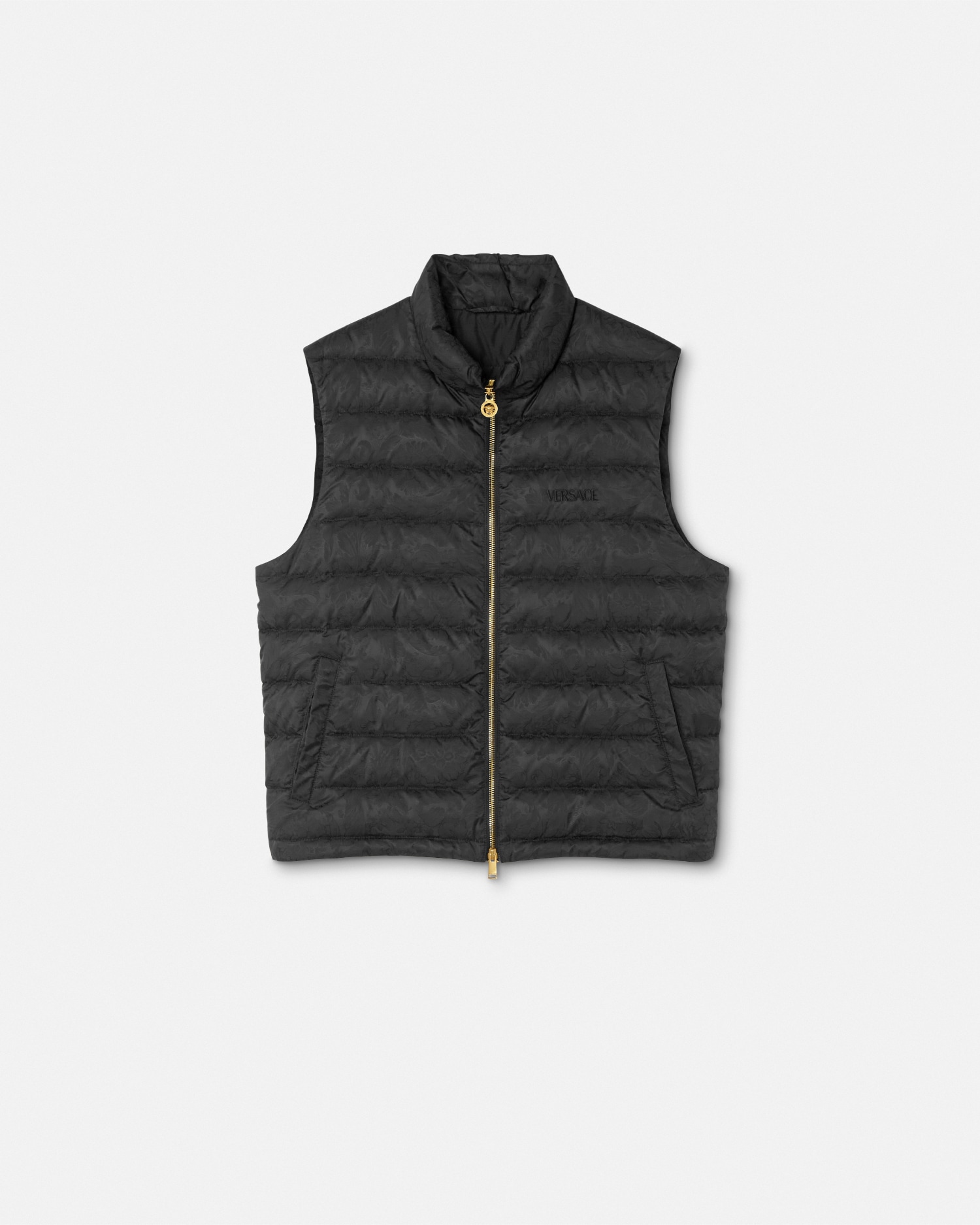 Barocco Jacquard Puffer Vest