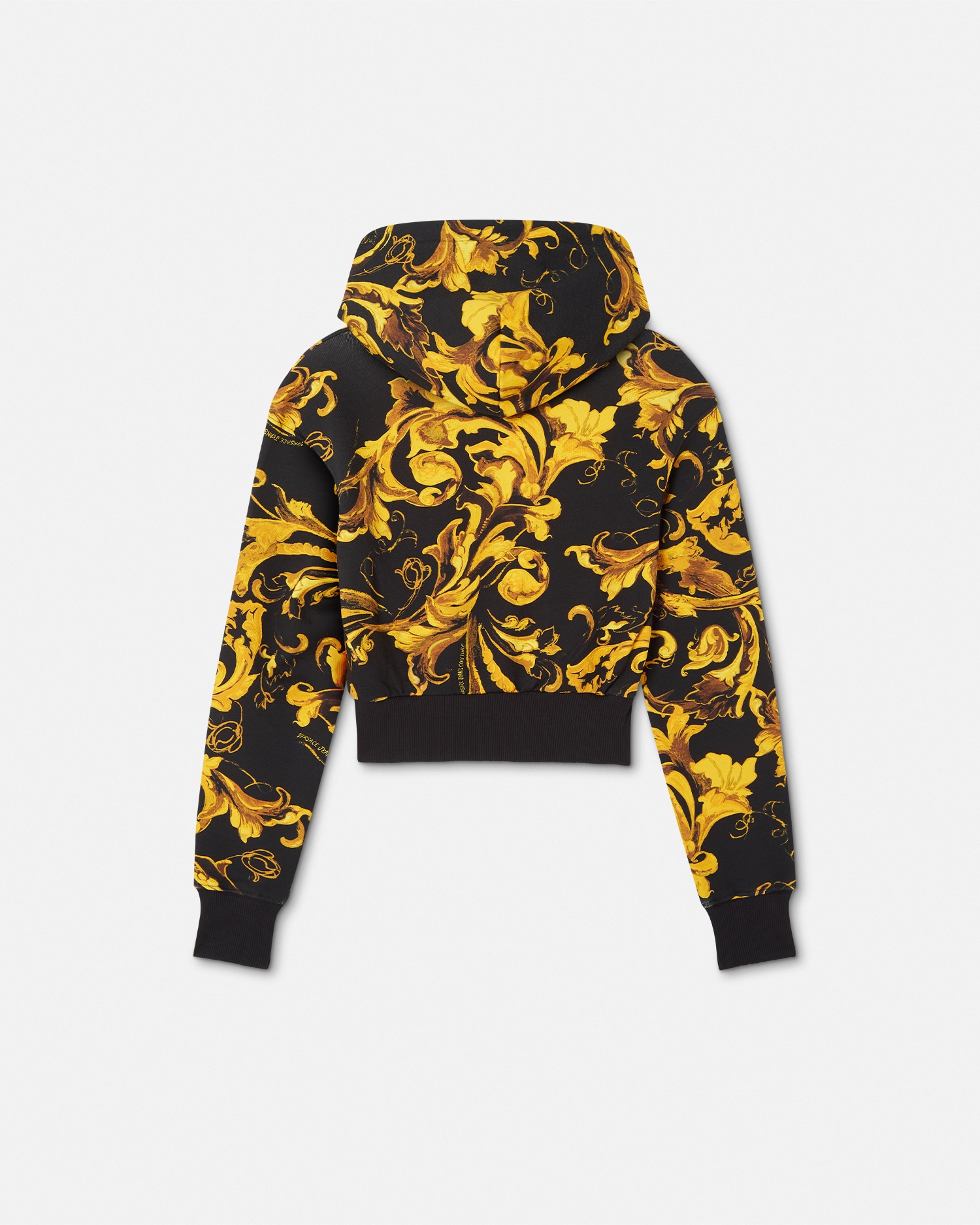 Porcelain Barocco Crop Hoodie