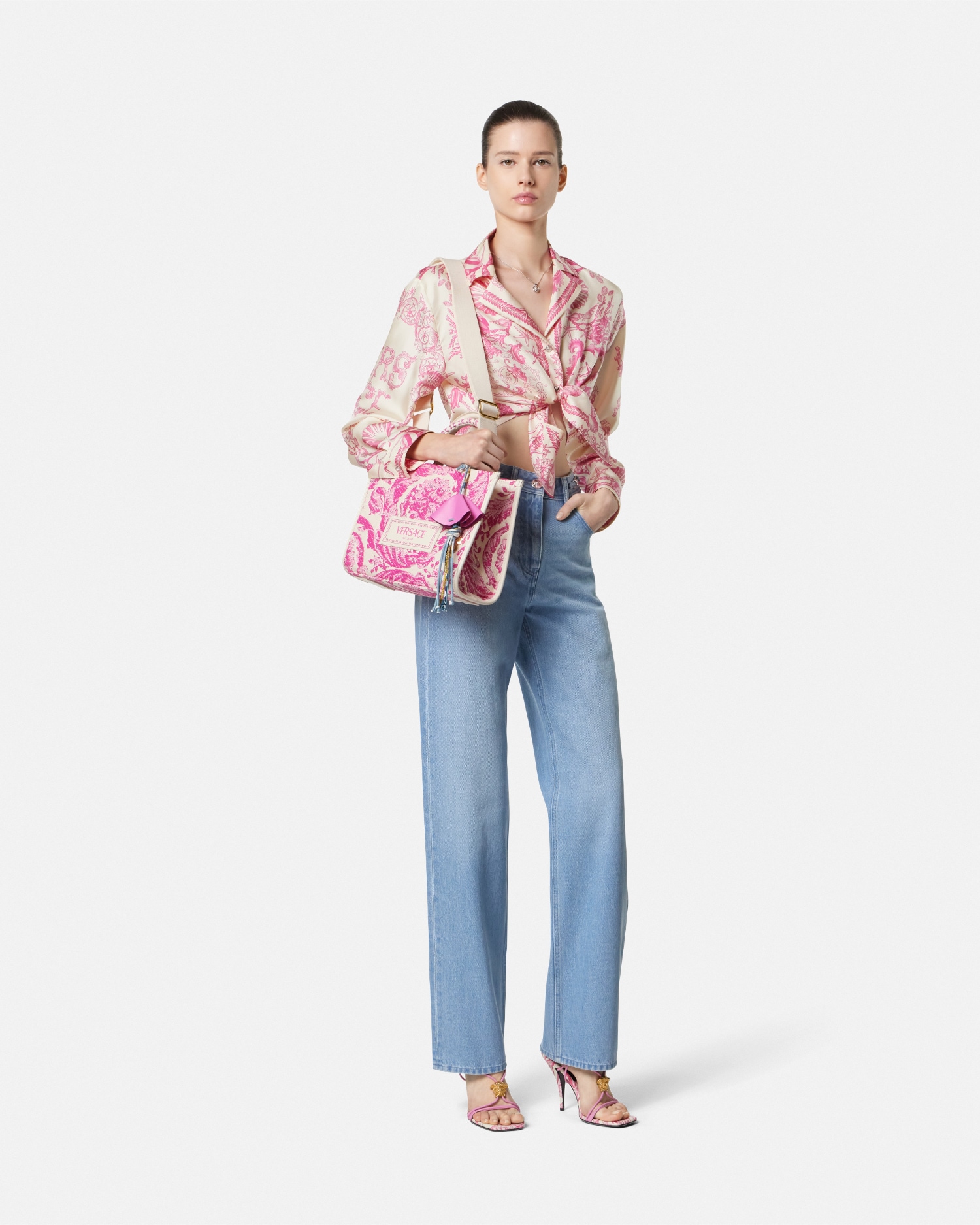 Versace Jean Coupe Classique Taille Haute Medusa '95