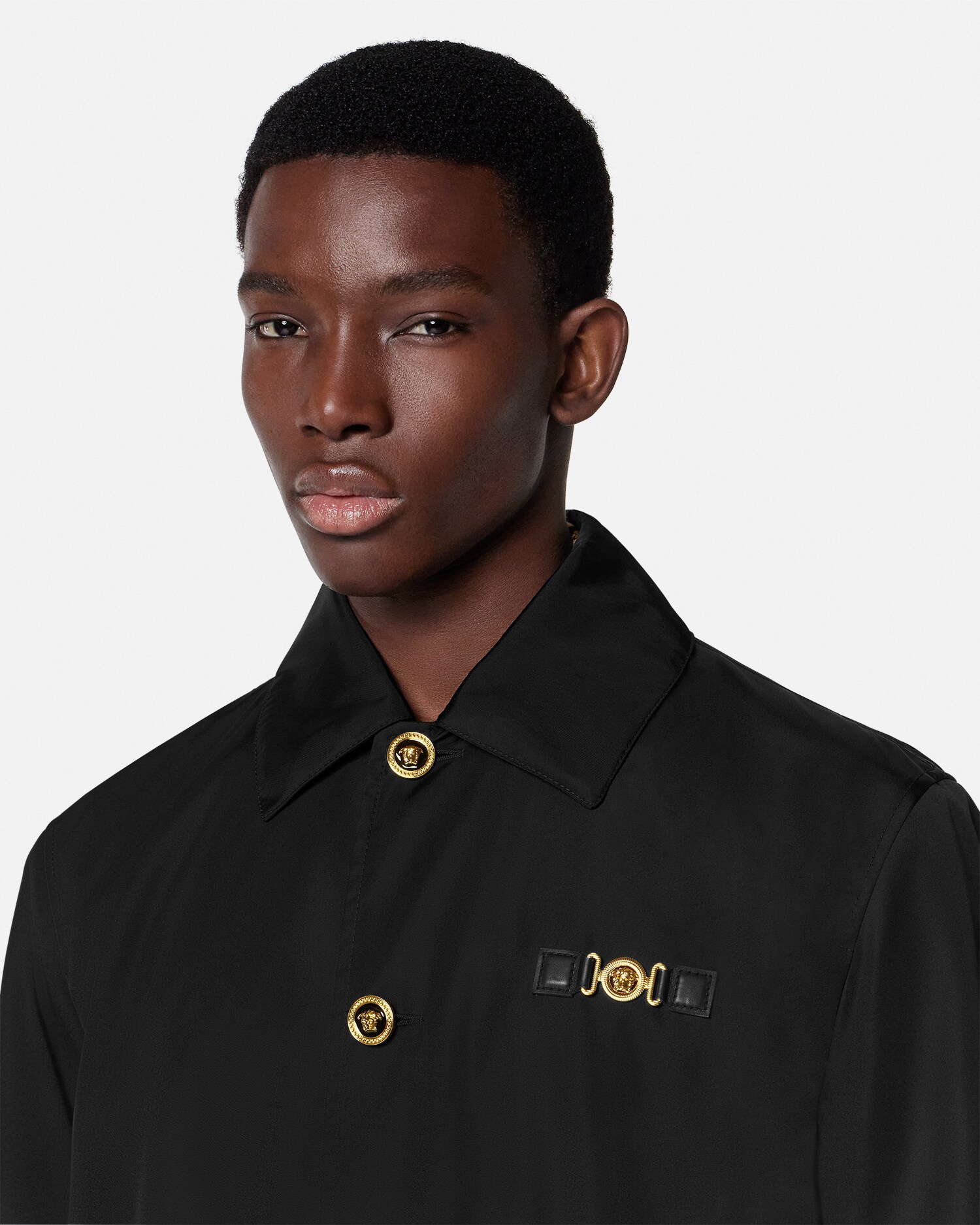 Medusa Biggie Nylon Trench Coat