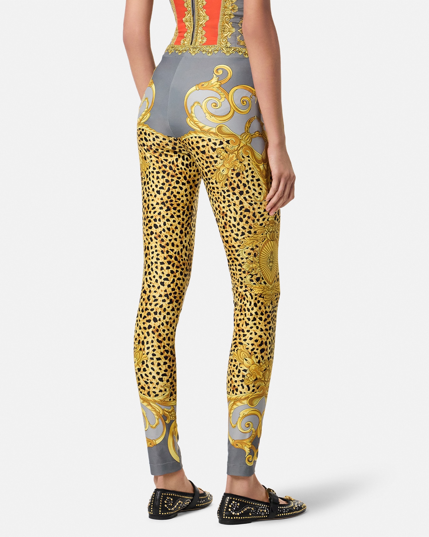 Cheetah Foulard Leggings