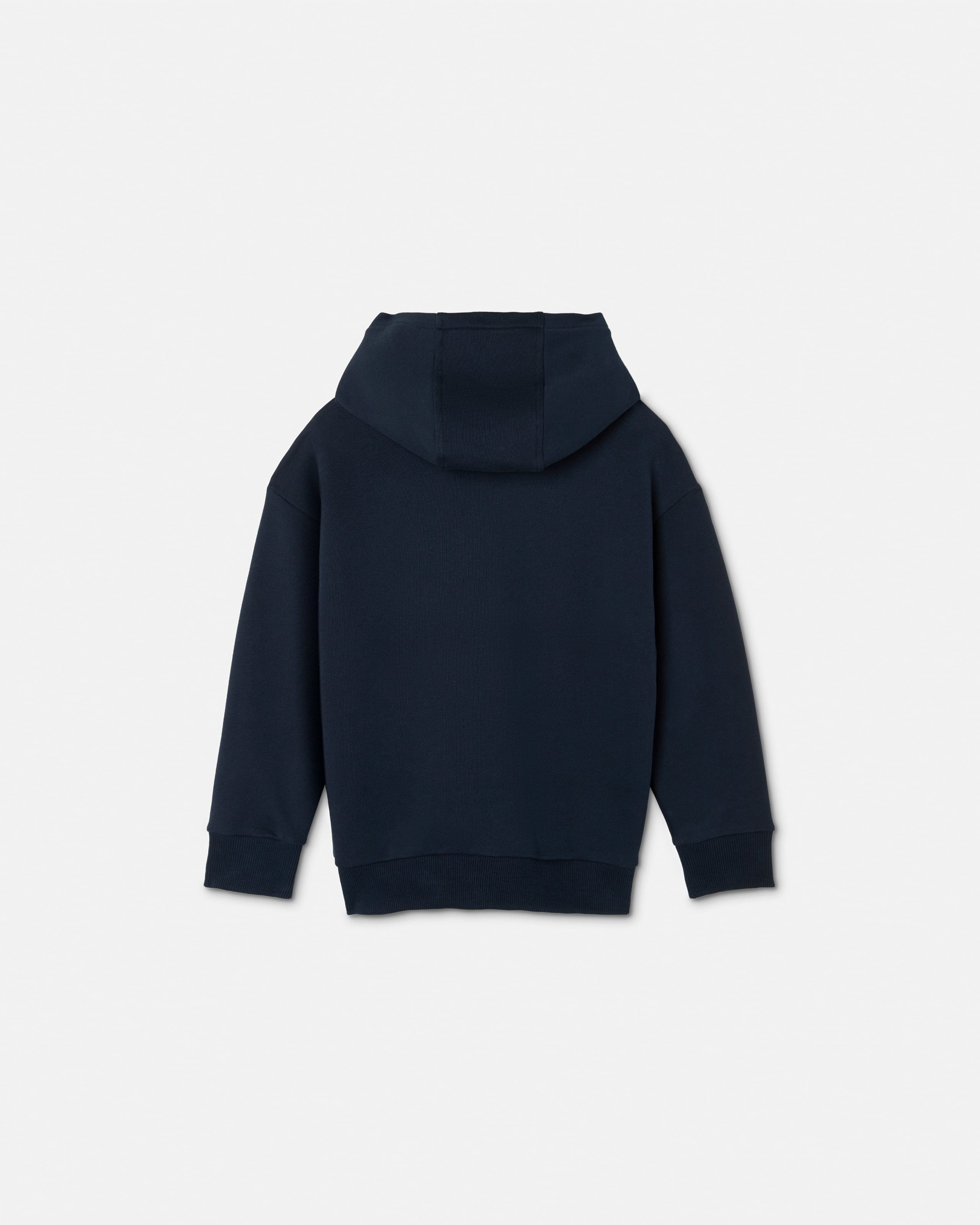 Kids Printed Cotton-Jersey Hoodie Blue | VERSACE US Kids Printed Cotton-Jersey Hoodie Blue | VERSACE US