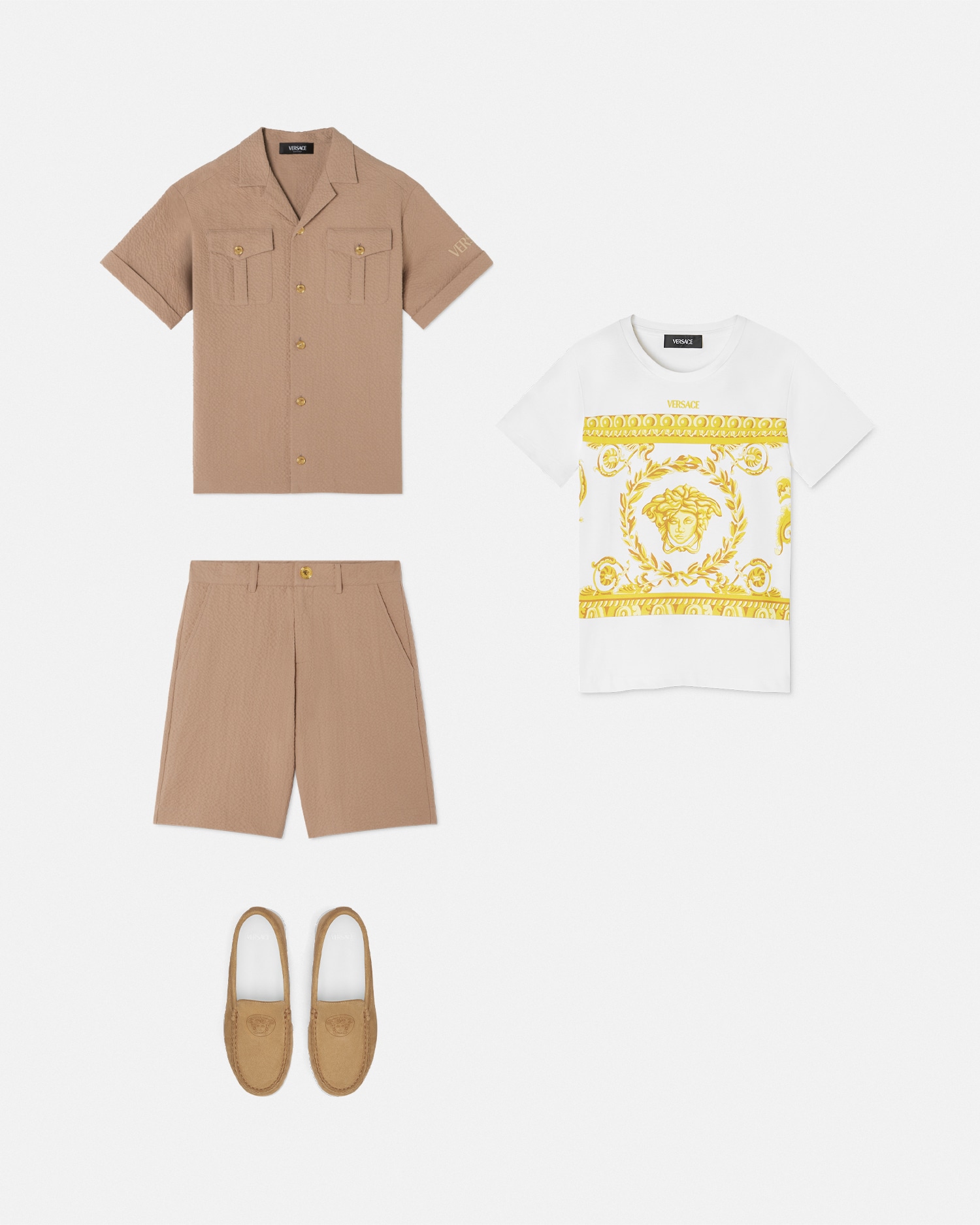 Seersucker Kids Shorts