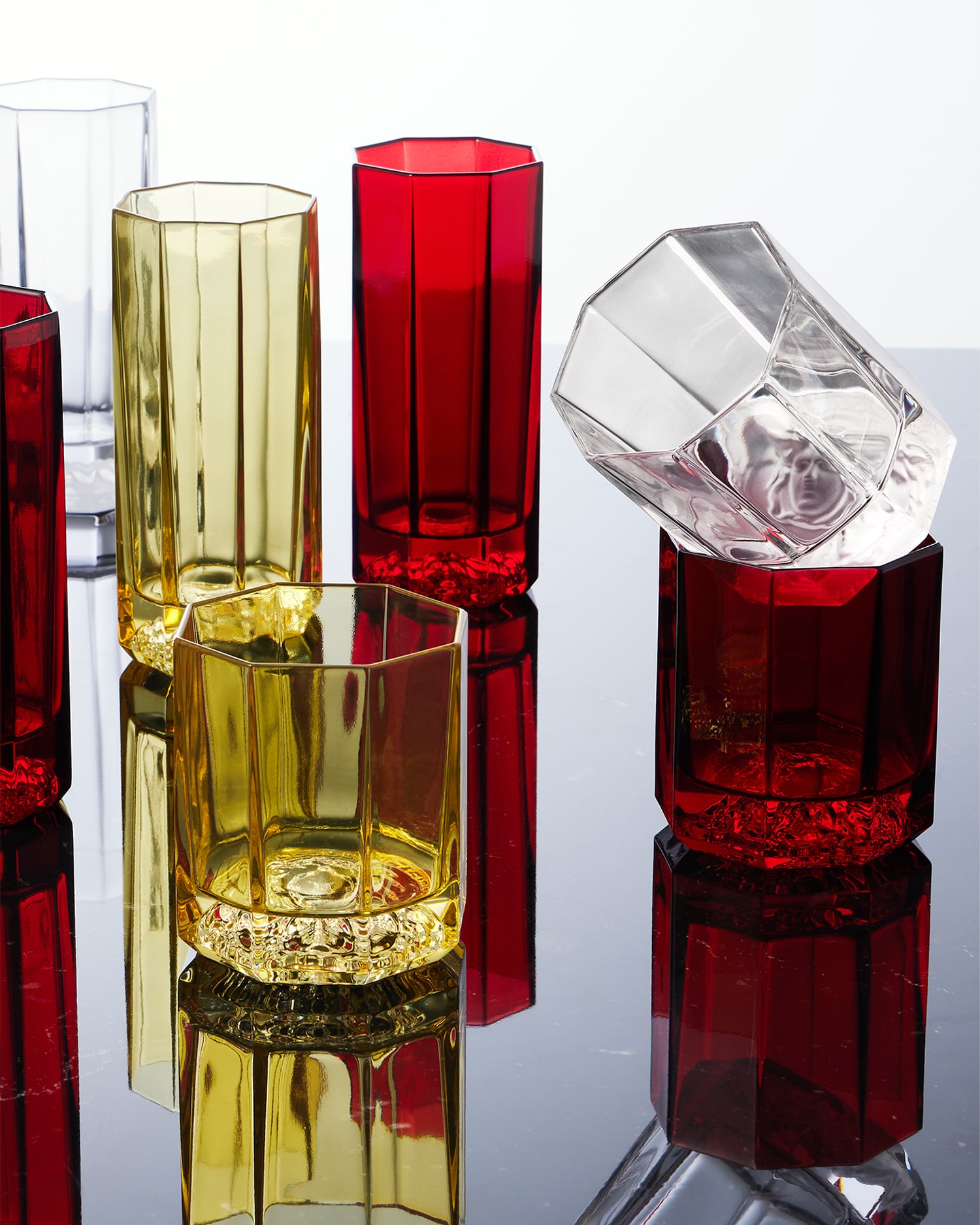 Versace Lot 2 Grands Verres Medusa Lumière Rhapsody