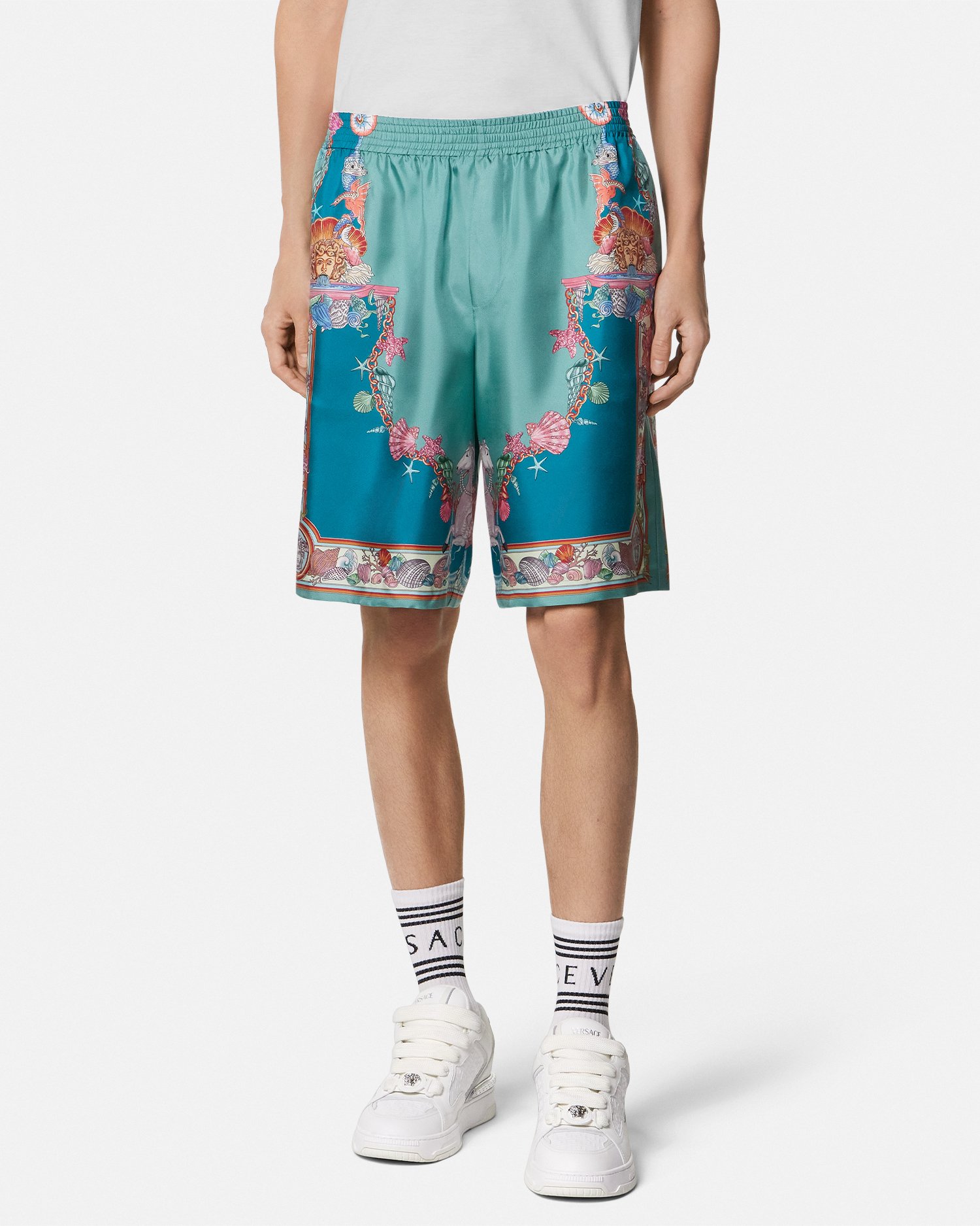 Coral Theatre Silk Shorts