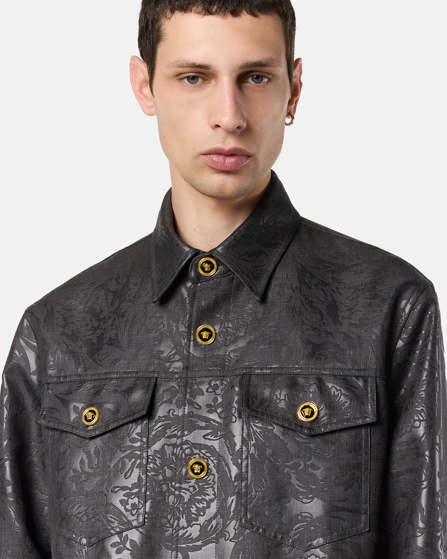 Embossed Barocco Overshirt