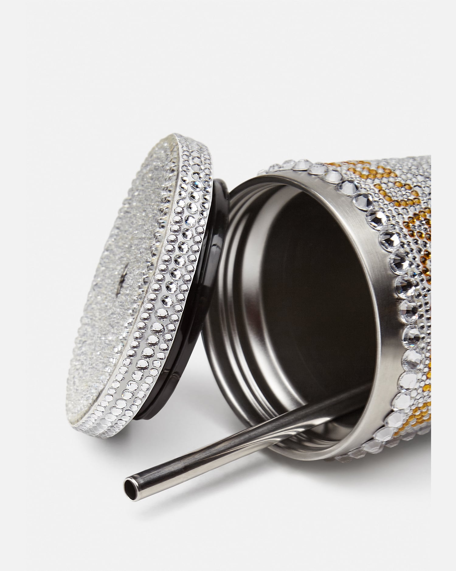 Crystal Medusa Travel Cup White | VERSACE US