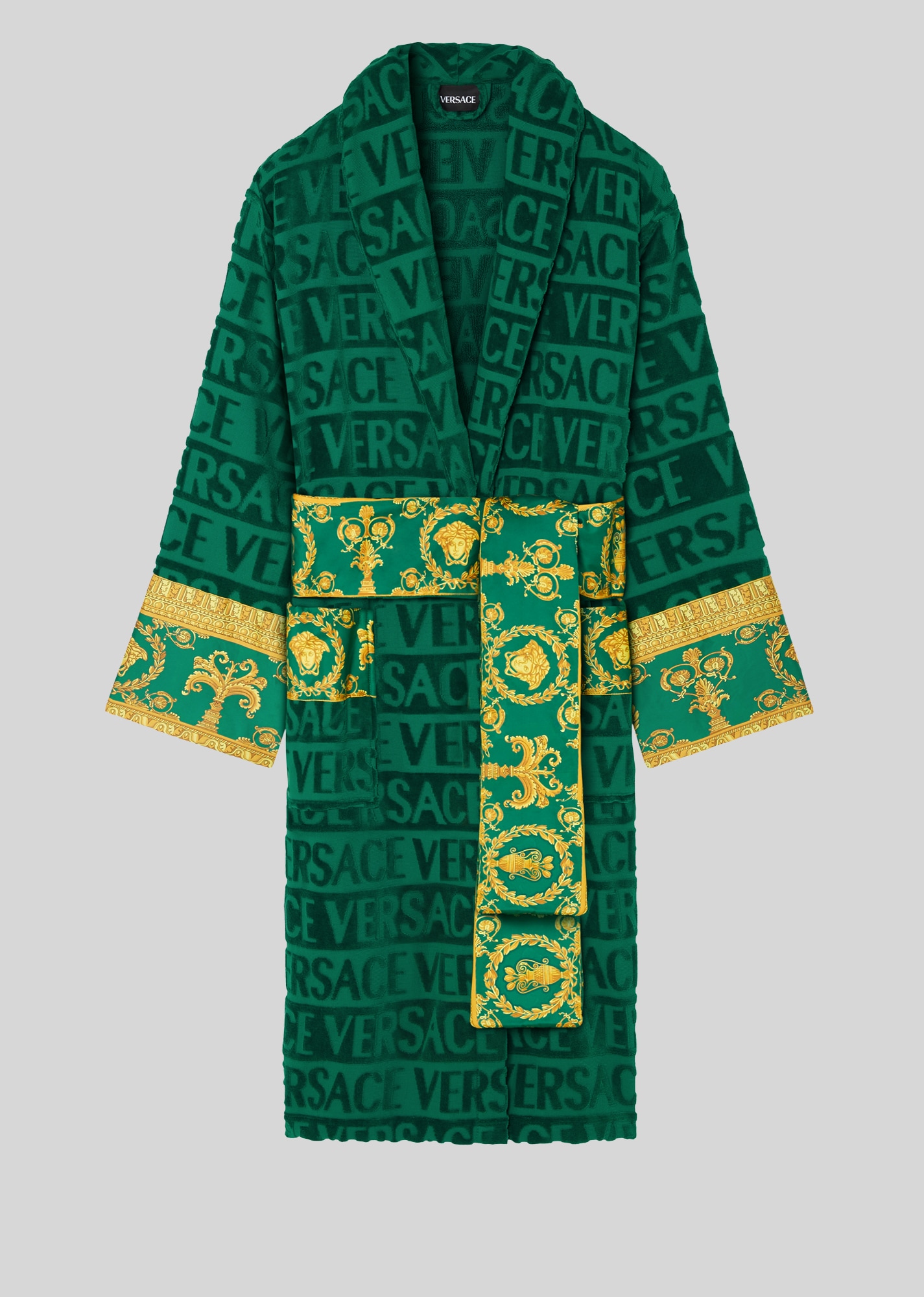 I ♡ Baroque Bathrobe  Green 1