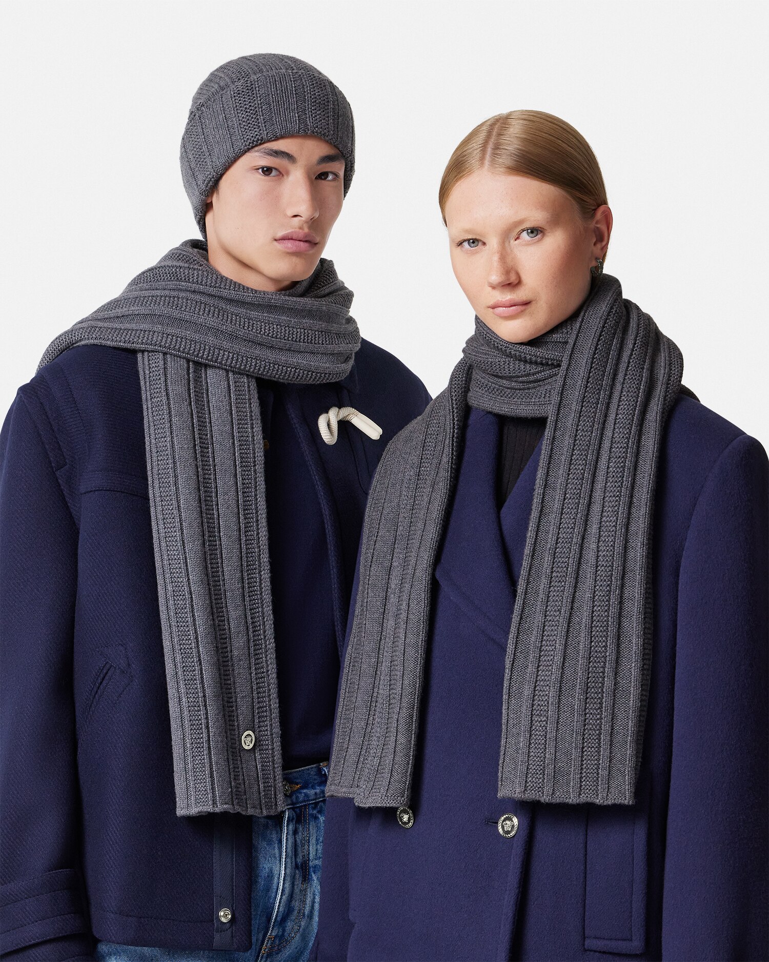 Versace beanie and sales scarf