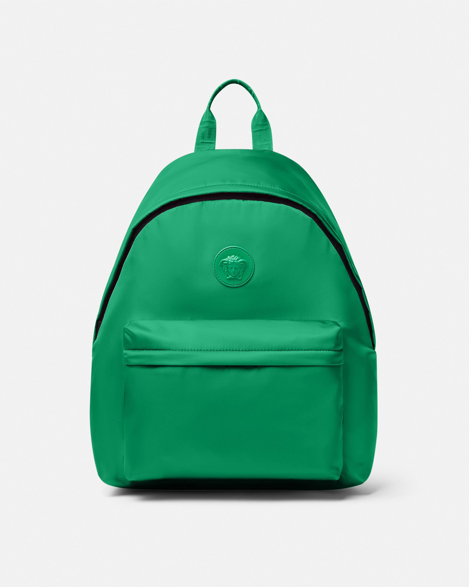 Versace Medusa Kids Backpack In Green