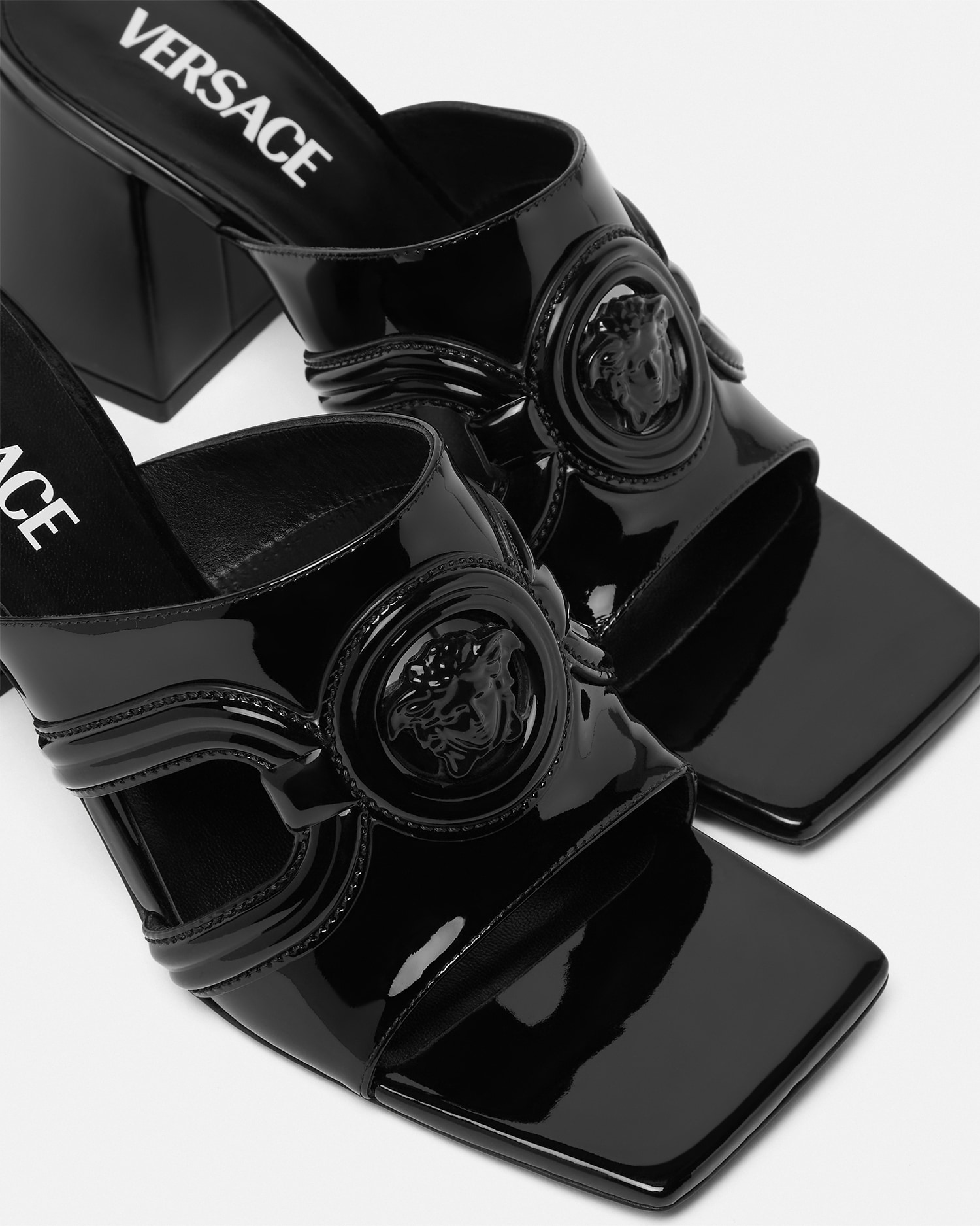 Medusa '95 Patent Mules 70 mm