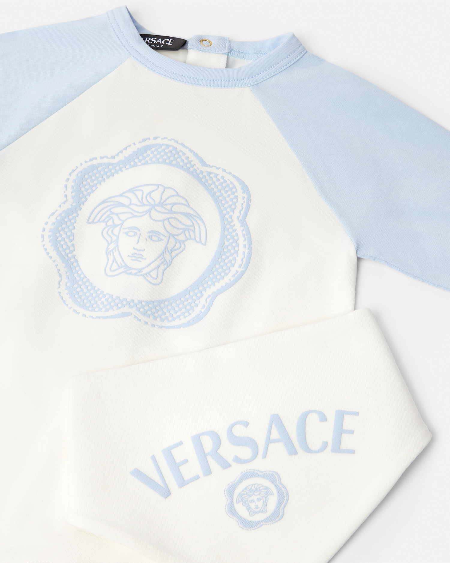 Versace Logo Baby Sleepsuit Set