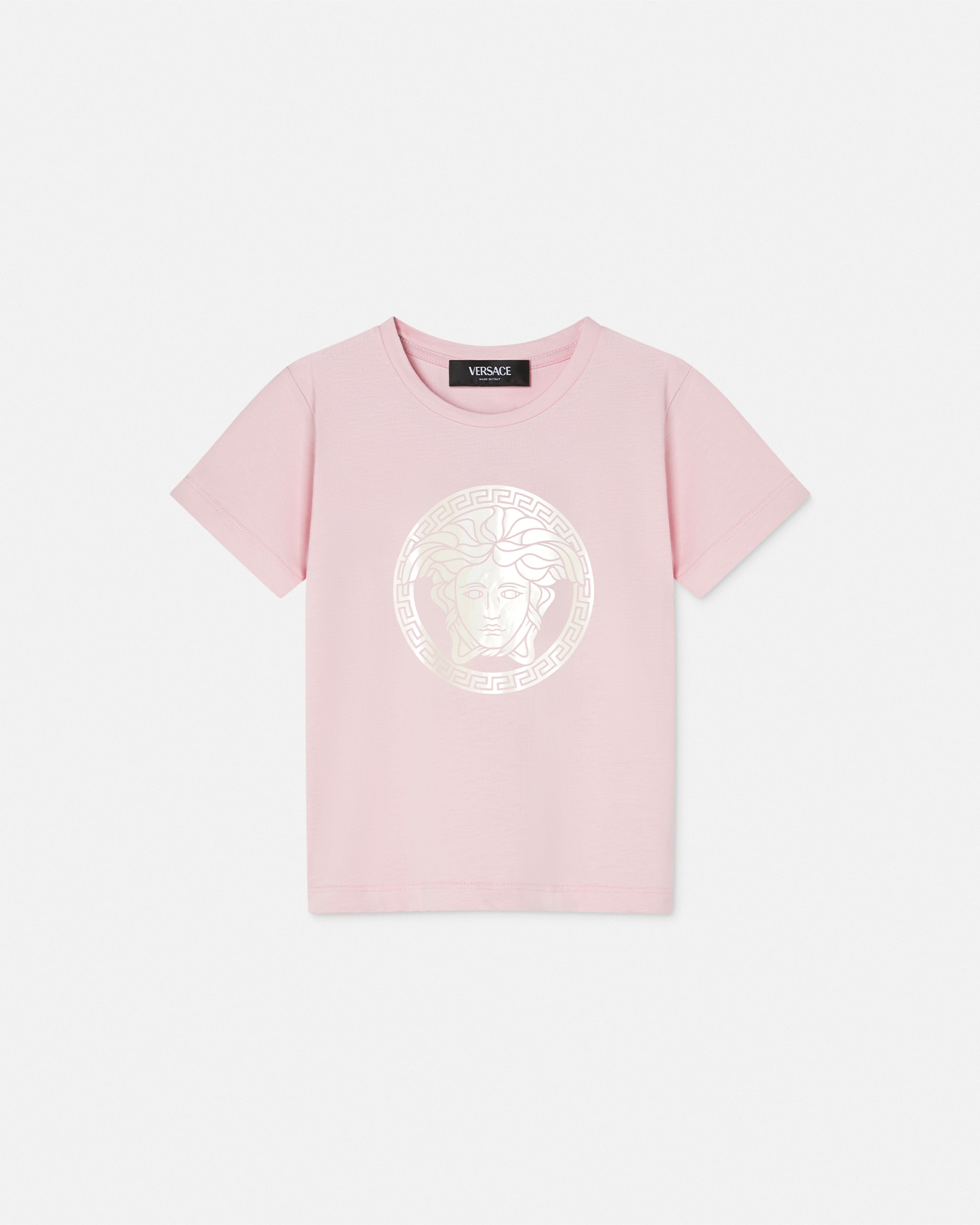 Versace Medusa Kids T-shirt In Pink