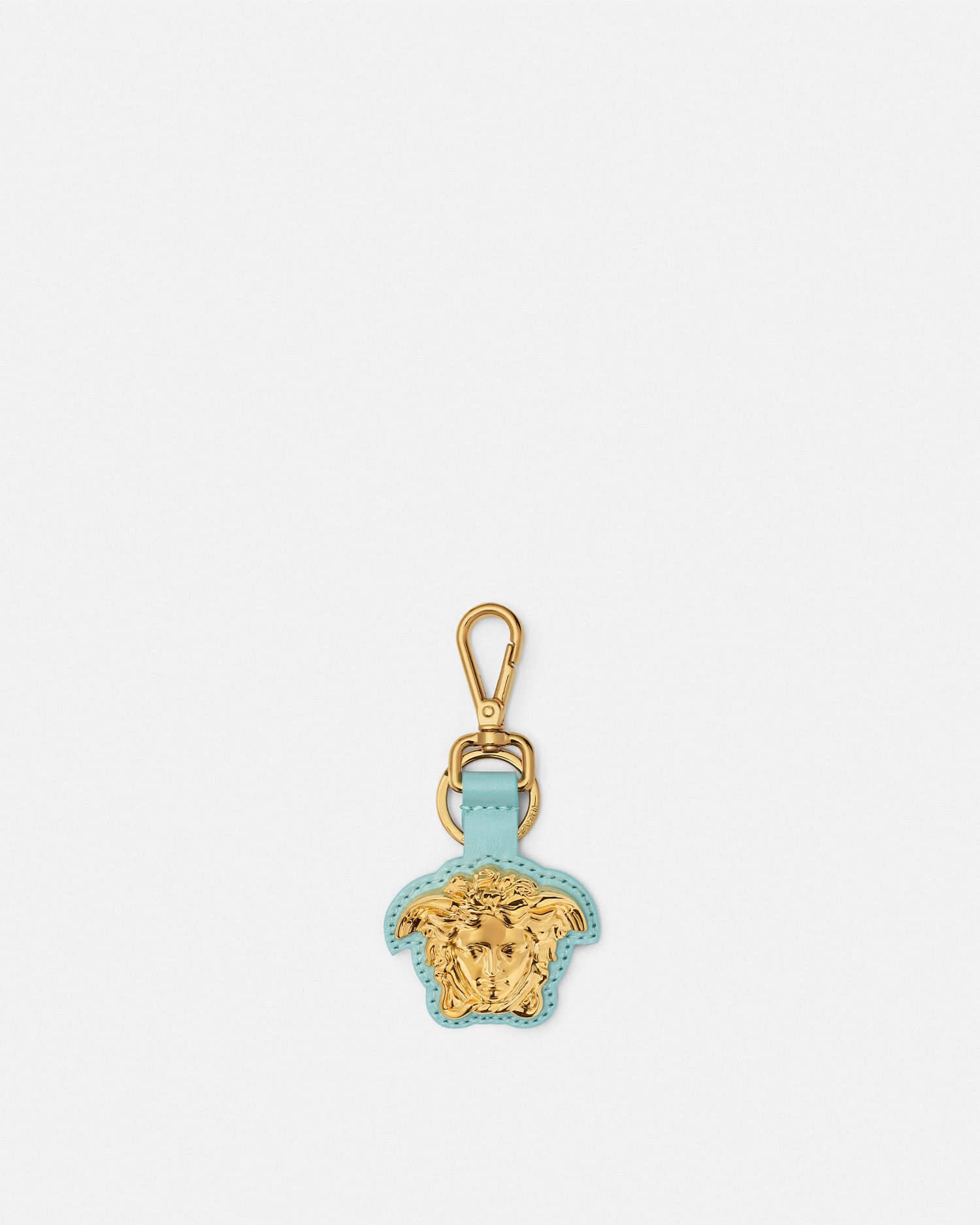 Versace La Medusa Leather Keychain