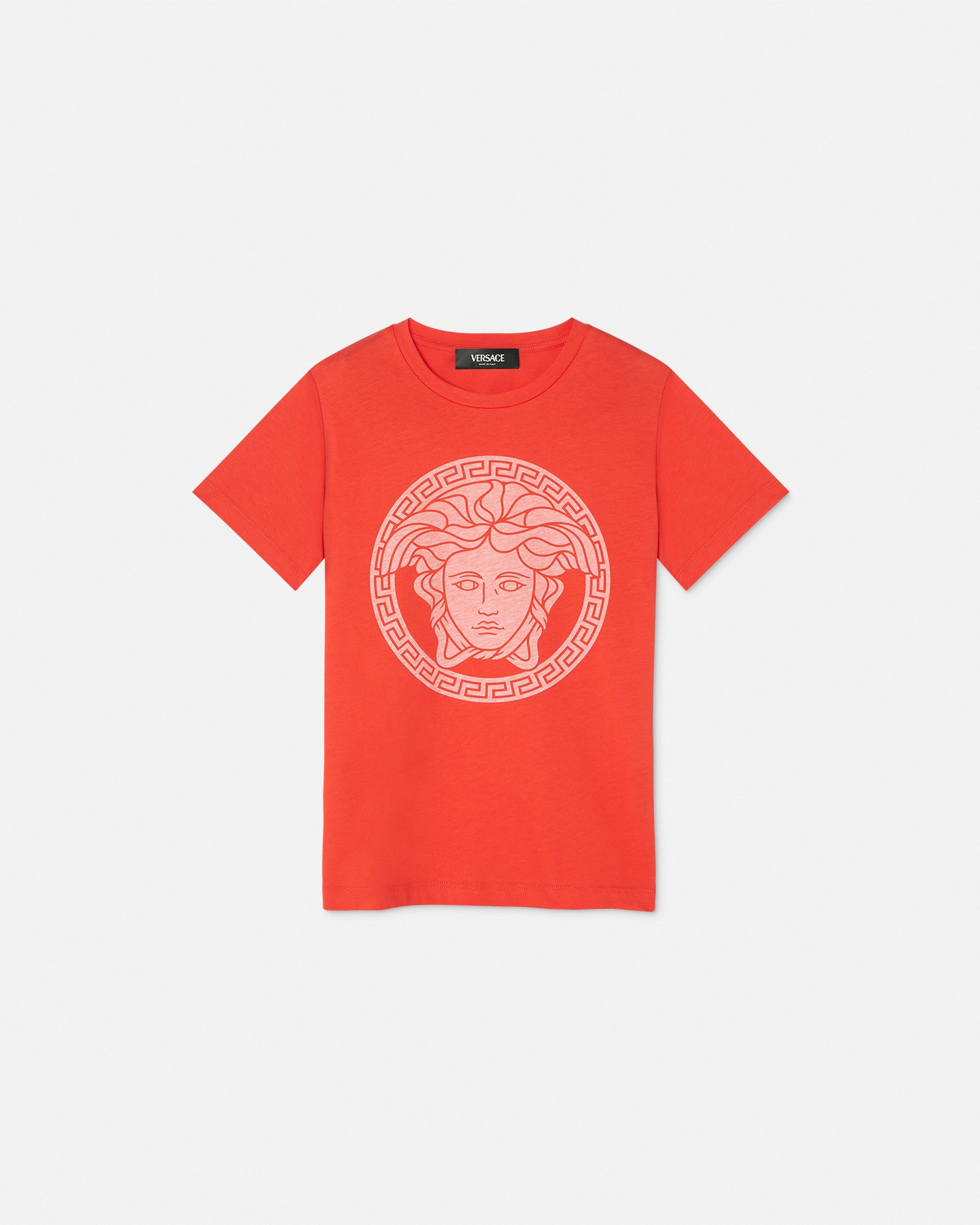 Versace Medusa Kids T-shirt In Orange