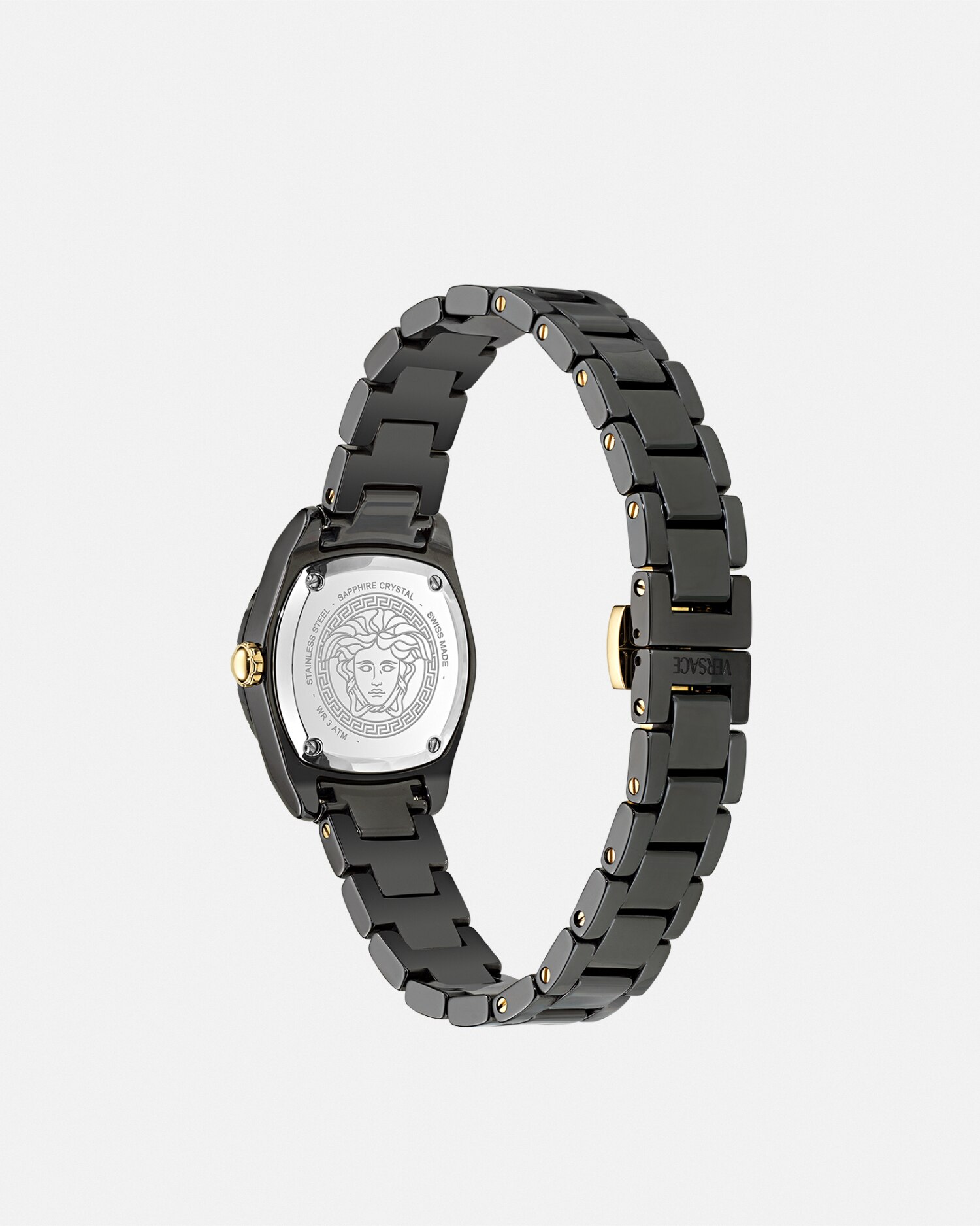 Versace Dv One Mini Automatic Watch In Black