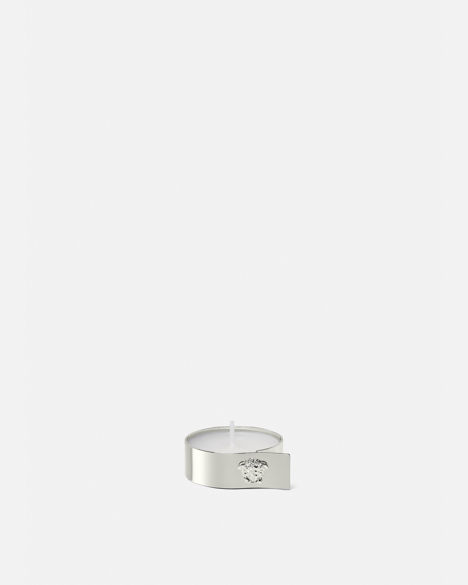 Versace Porte-bougie Medusa In Silver