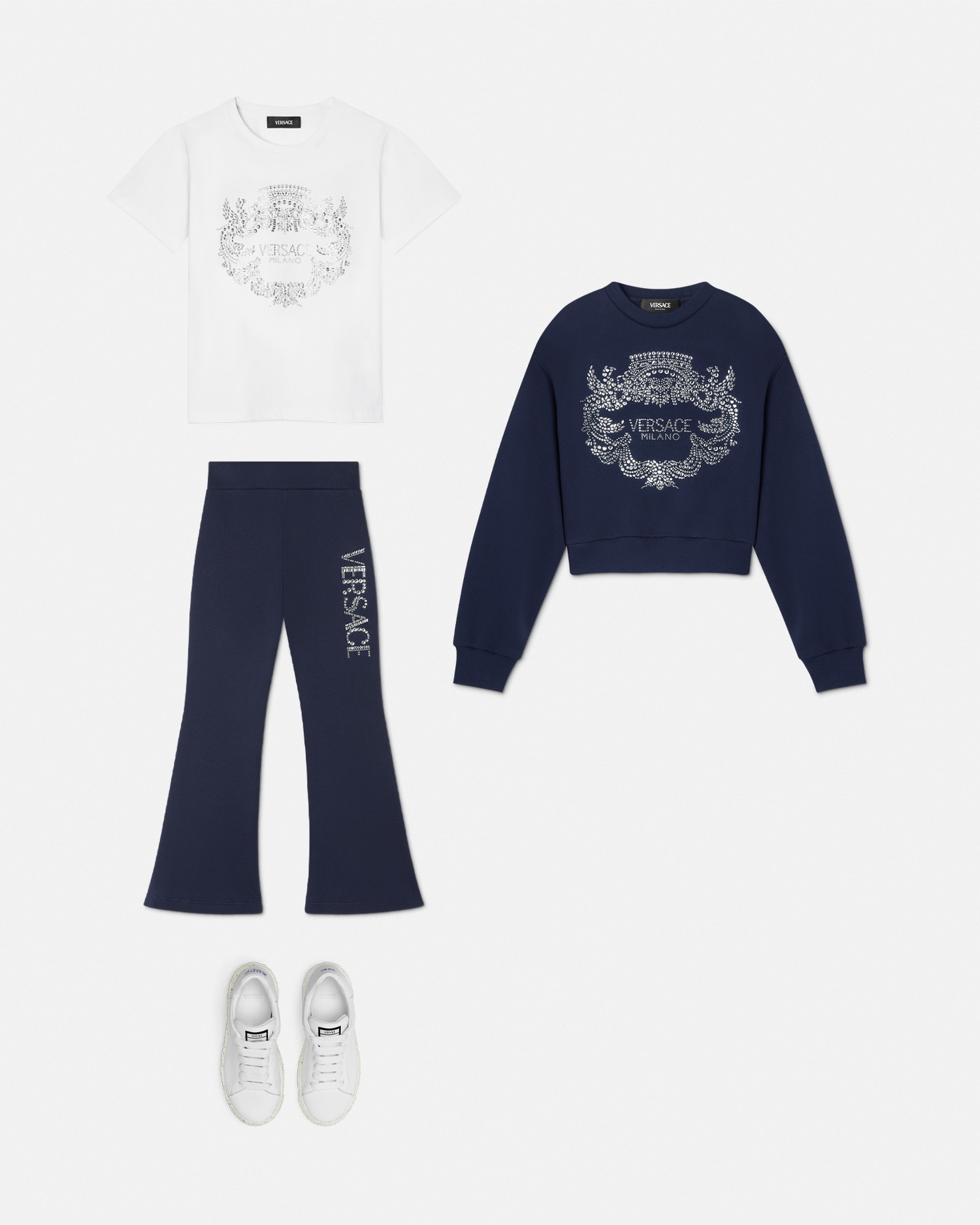 Crystal Versace Milano Kids Sweatshirt