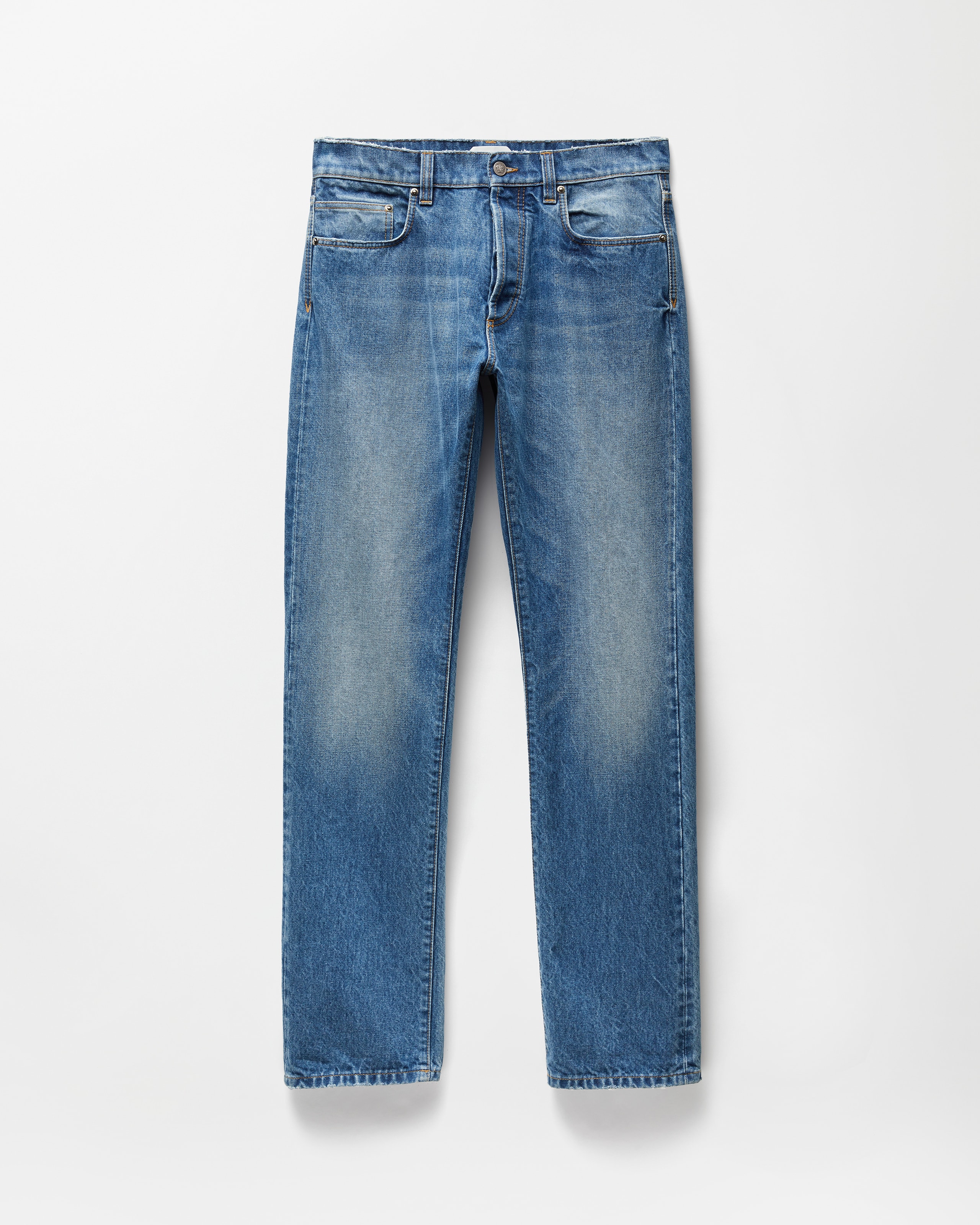 Versace Straight Jeans In Blue
