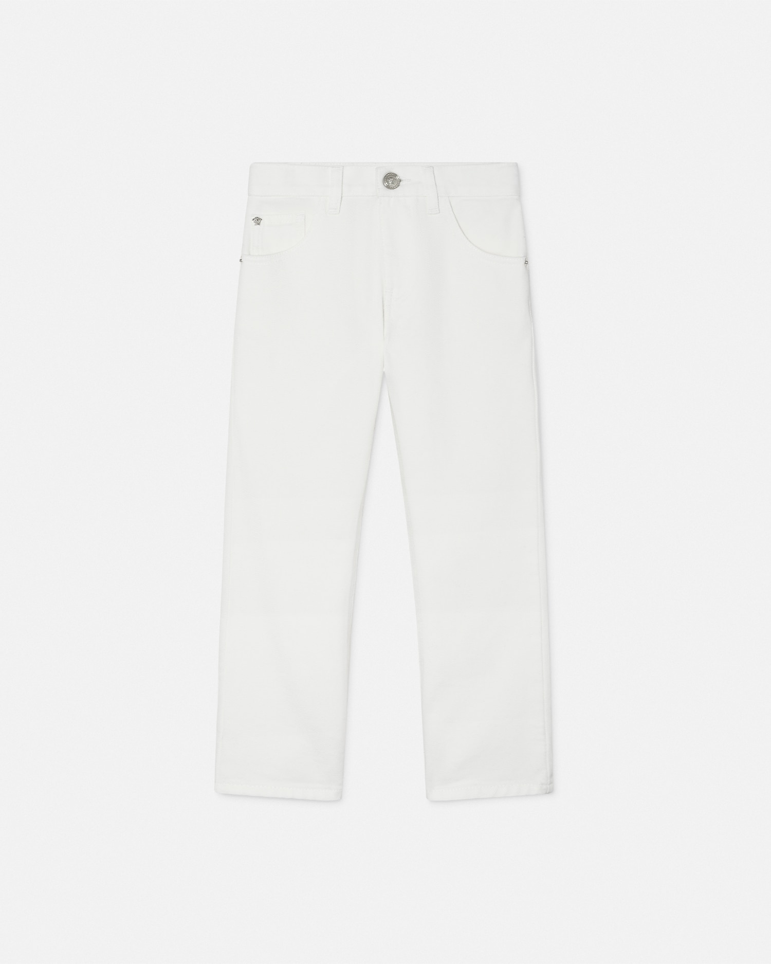 Versace Kids Jeans In White