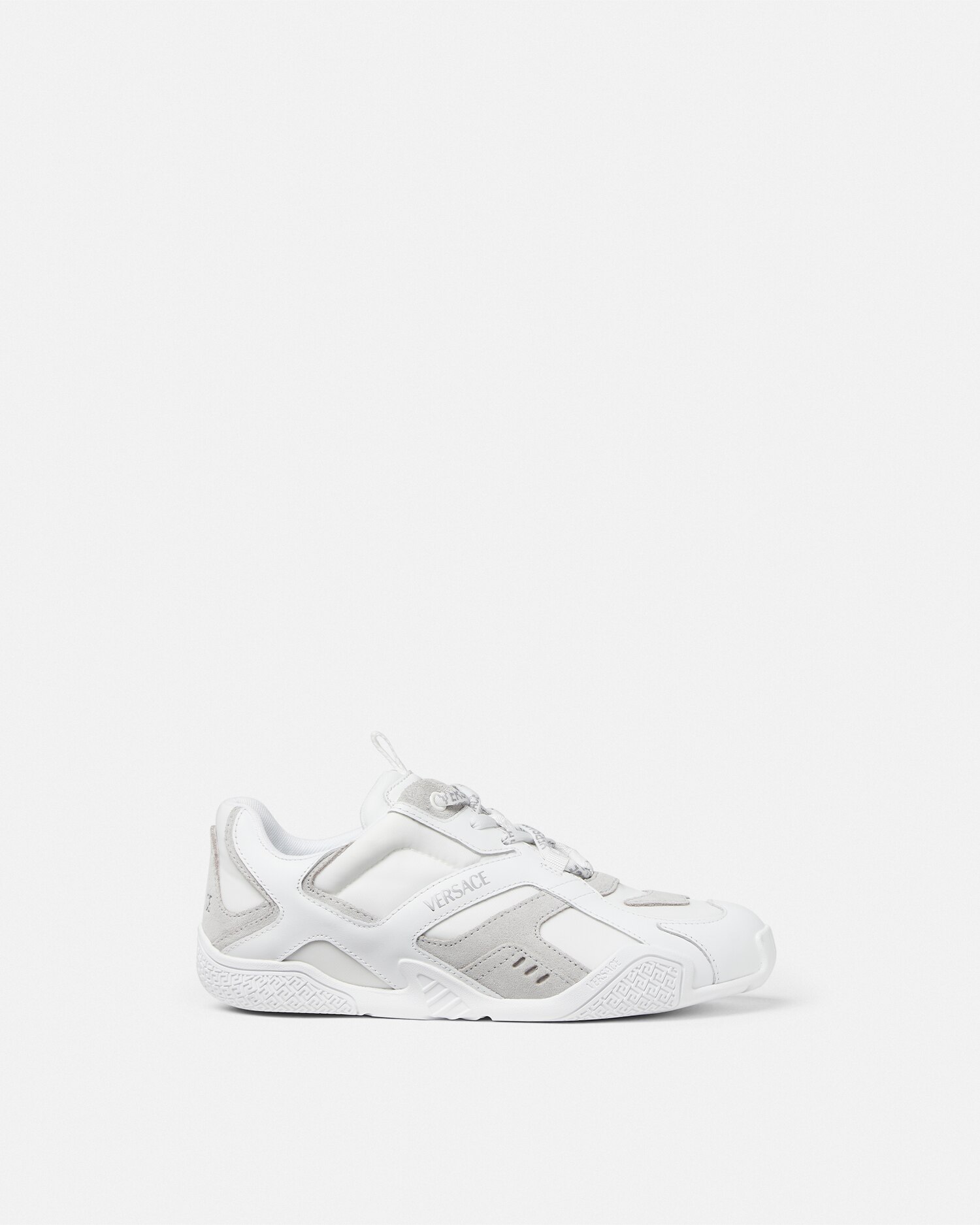 Versace Galaxia Baskets In White