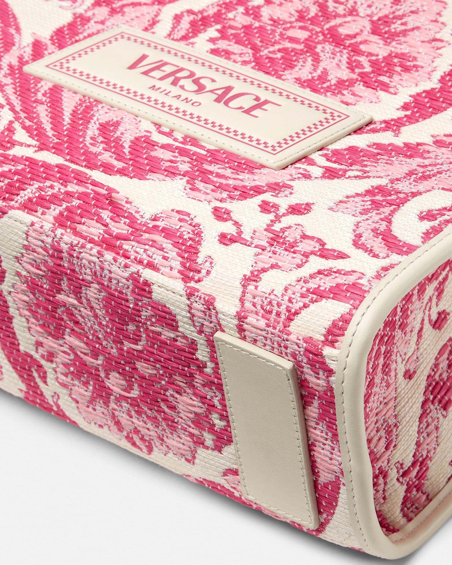 Athena Small Raffia Tote