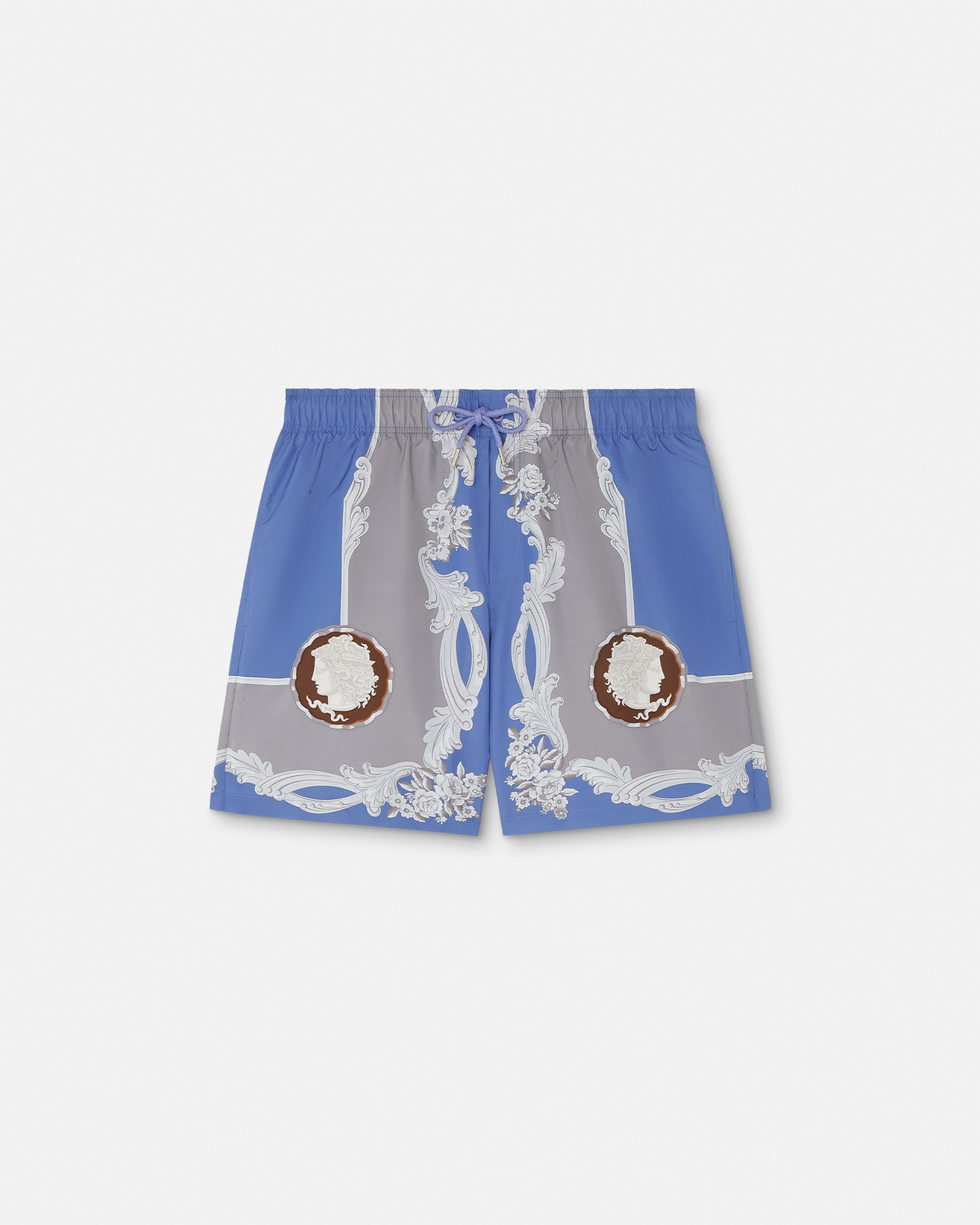 Versace Cameo Swim Boardshorts In Imprimer