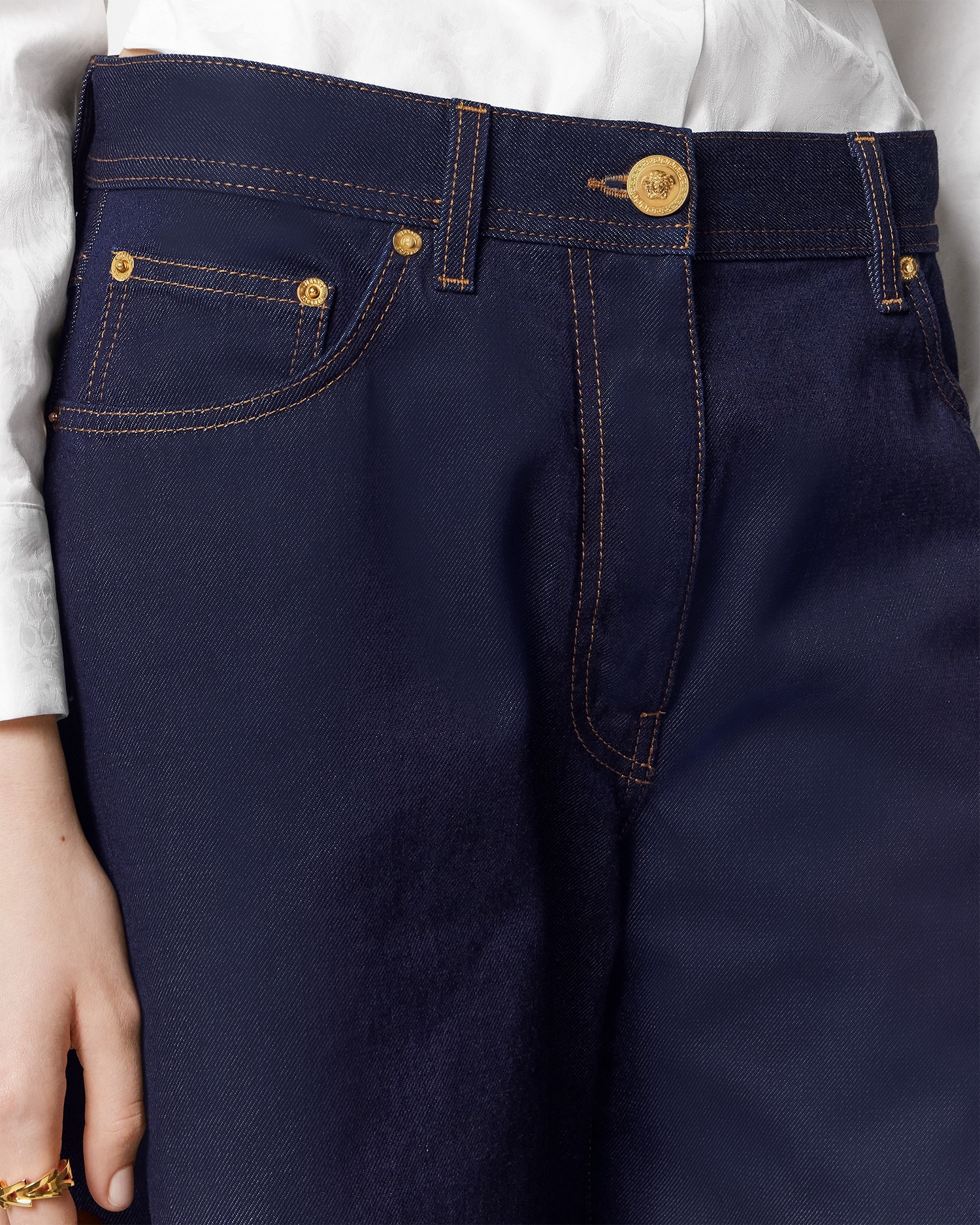 Twisted Baggy Jeans