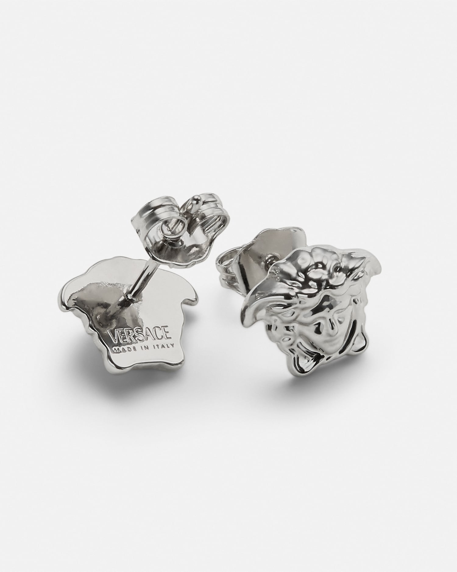 Medusa Earrings Silver | VERSACE US