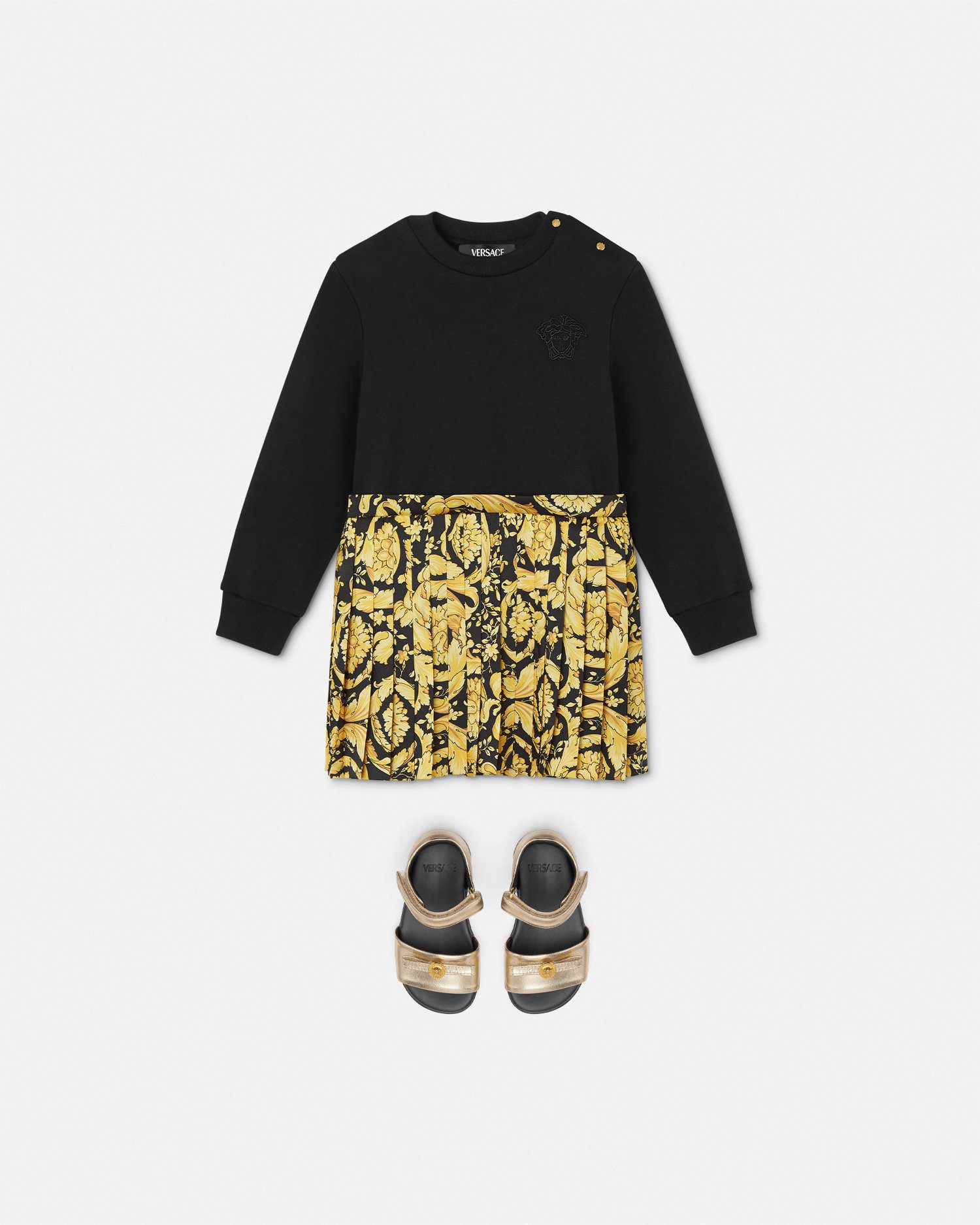 Barocco Baby Sweatshirt Dress