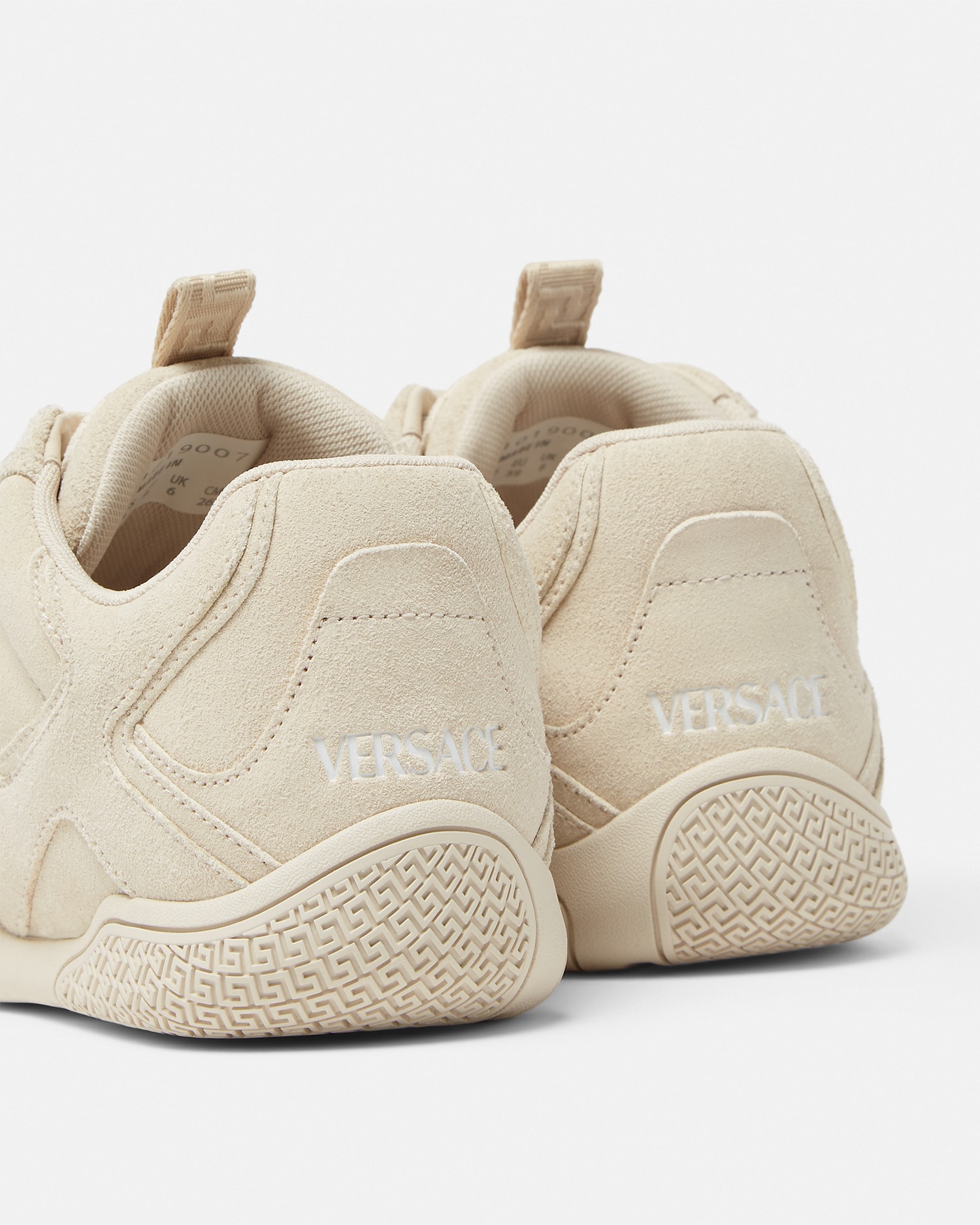 Galaxia Suede Sneakers | VERSACE US