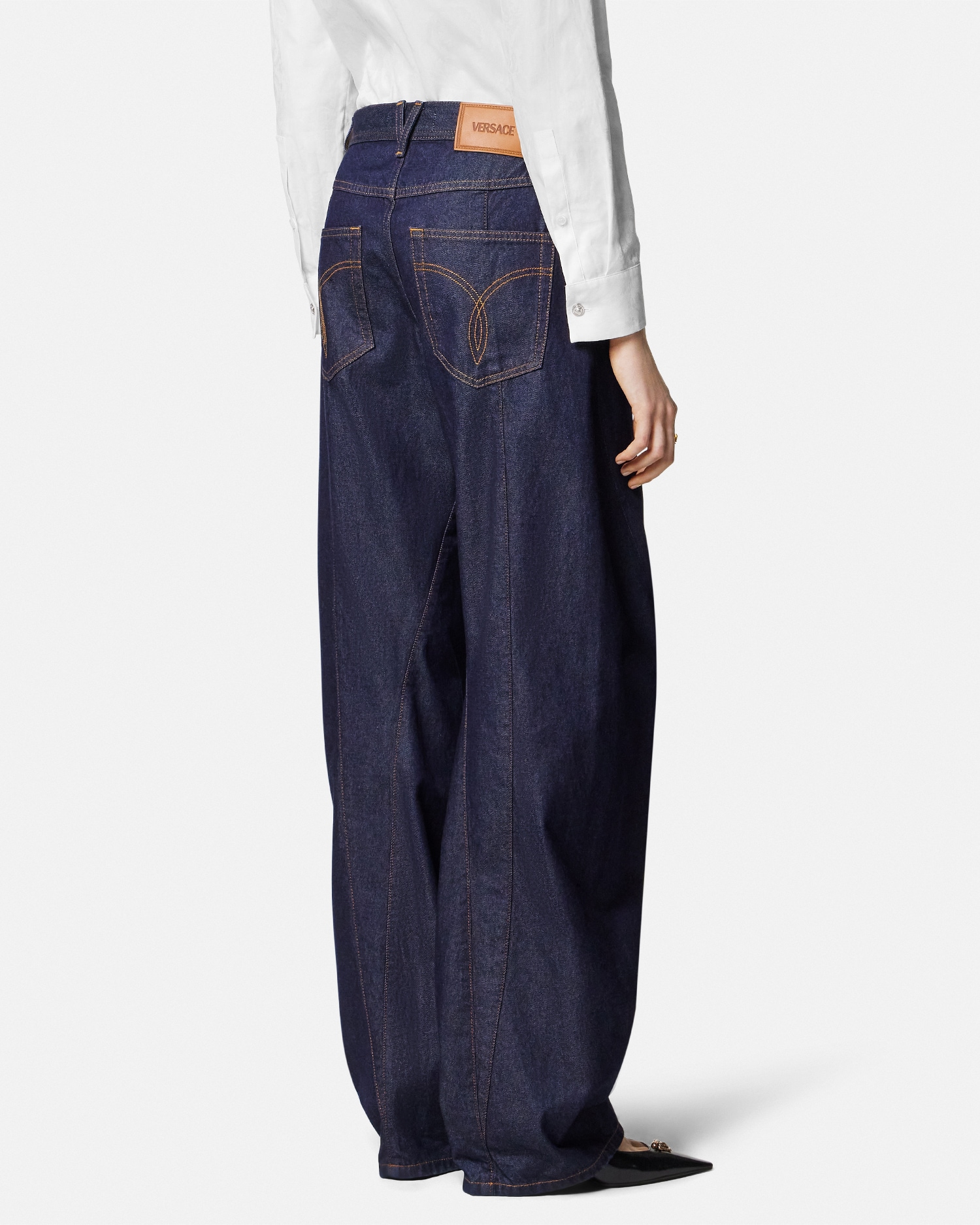 Twisted Baggy Jeans