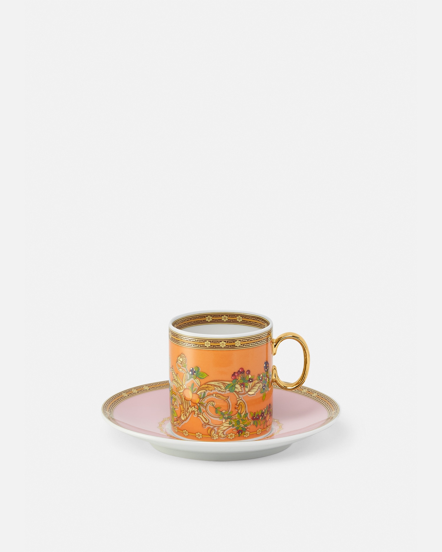 Versace Porcellane E Cristalli Le Jardin Coffee Set In Gold