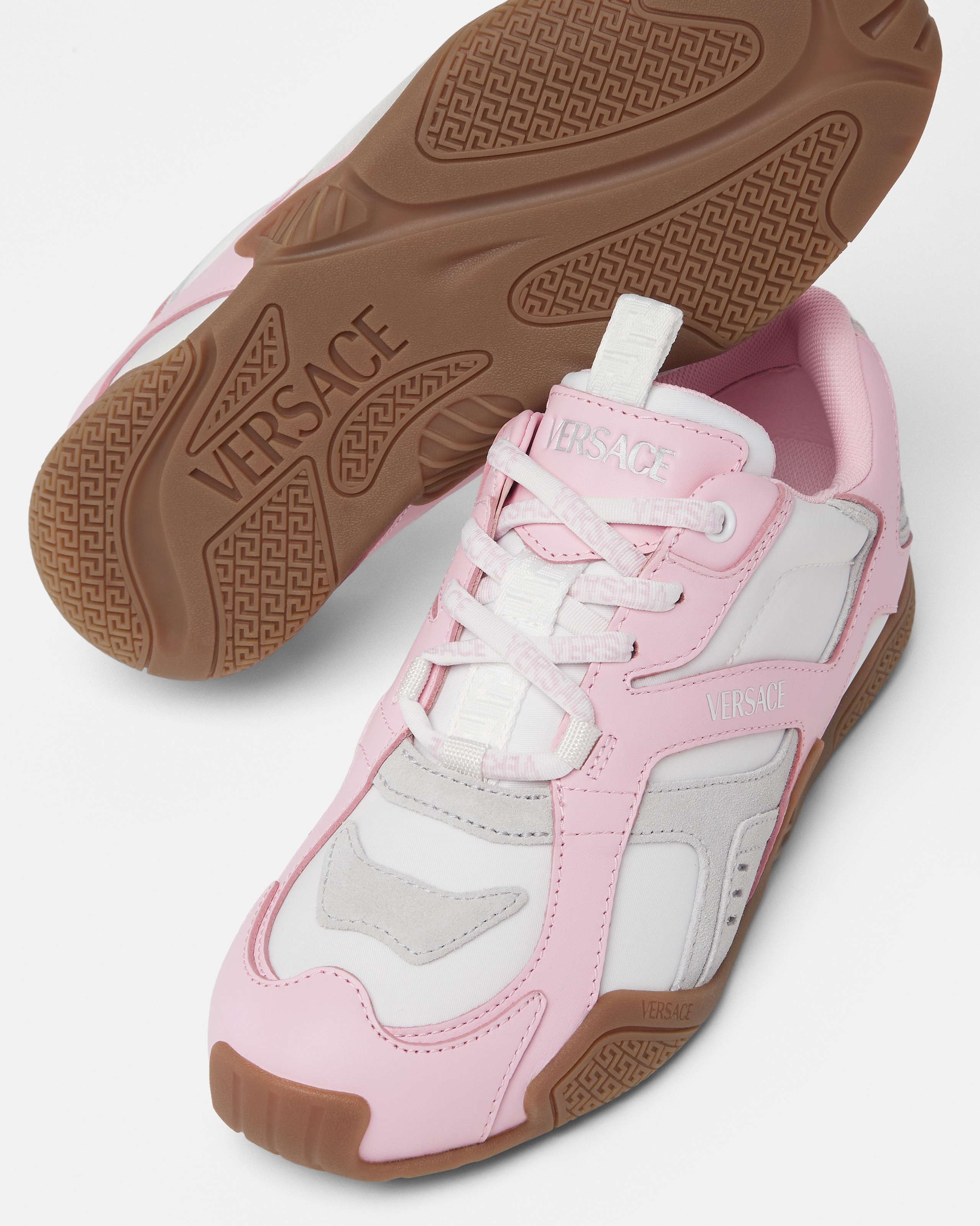 VERSACE ホワイト/ピンク スニーカー Galaxia Sneakers White,Pink | VERSACE US