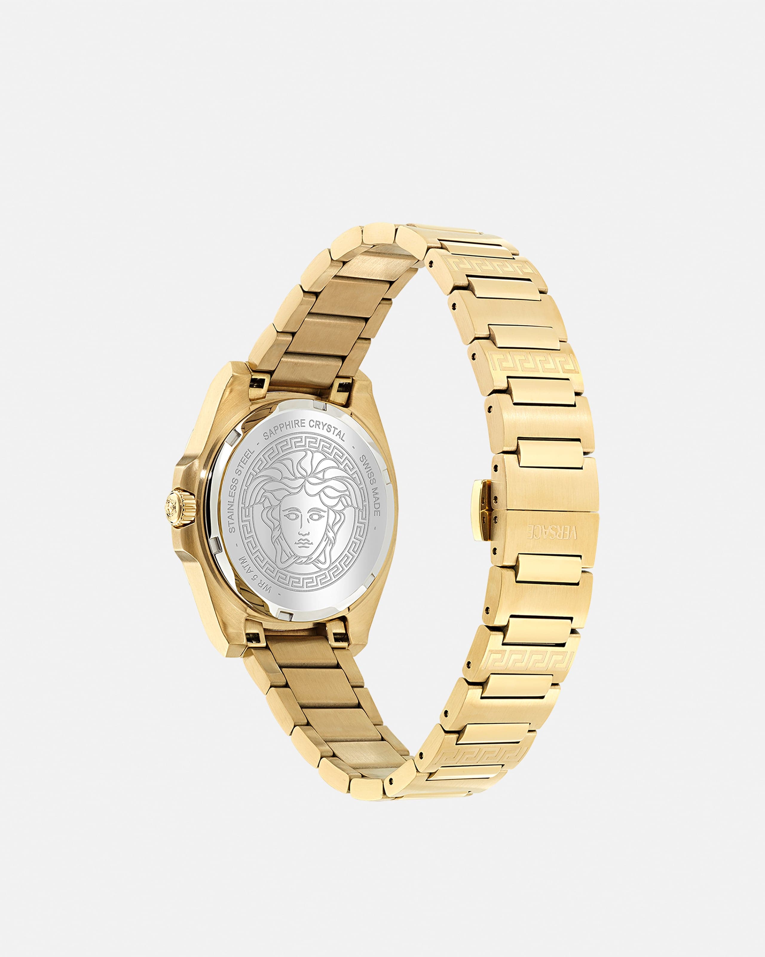 Versace Greca Pulse Montre In Gold