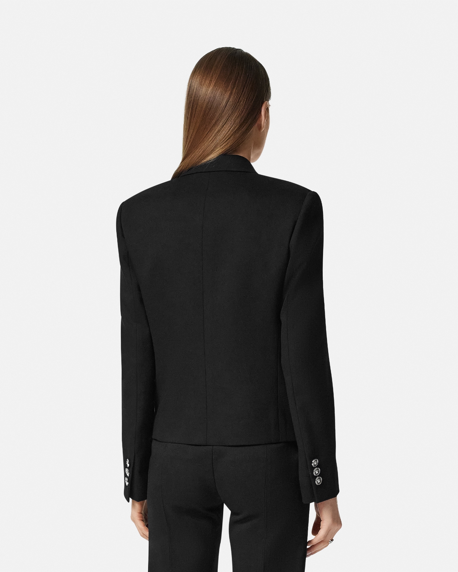 アウターその他 VERSACE JEANS COUTURE Woman Blazer Black 77HAQ705N0394 899 VJC76HAQ700-N0103-899SS24(1).