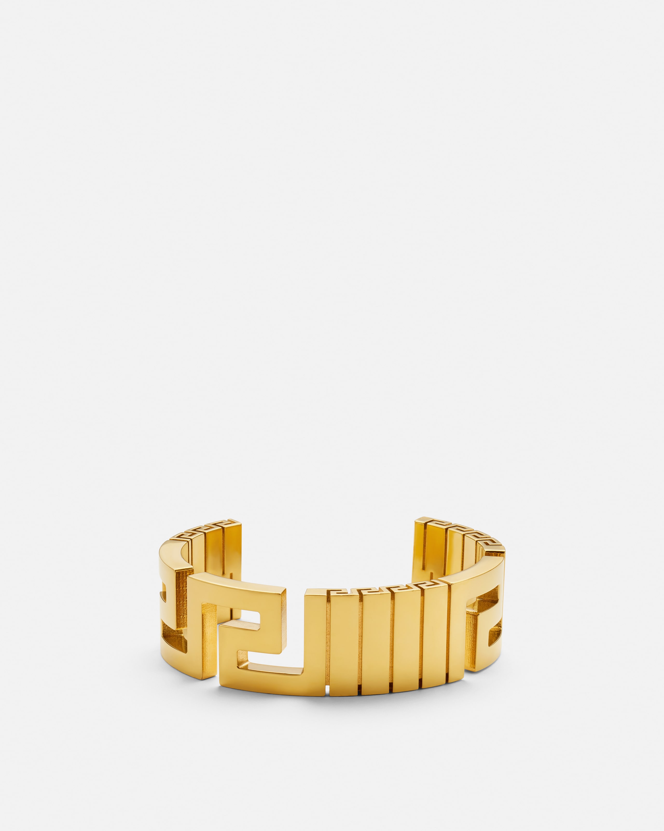 Versace Greca Cuff Bracelet In Gold