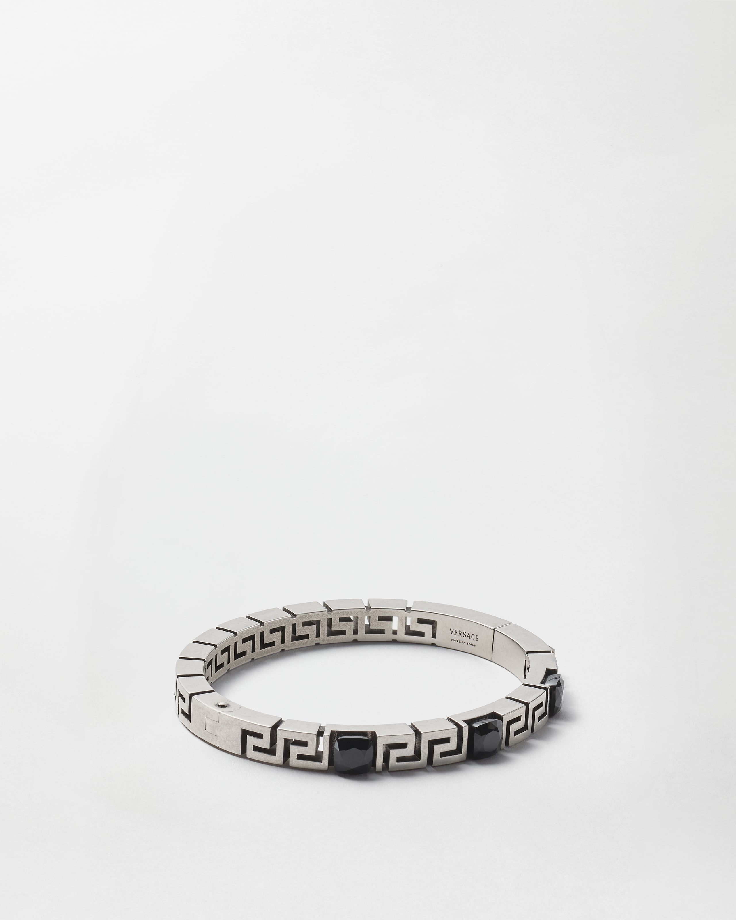 Versace Greca Bracelet In Silver