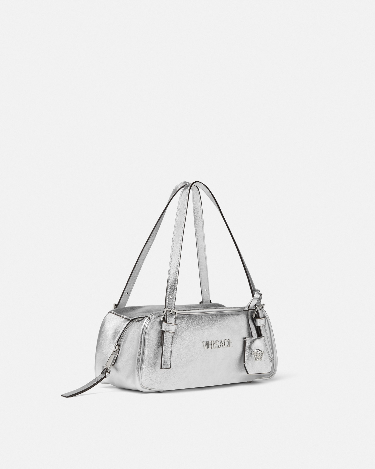 Wallet shoulder bag／silver 90_1015792-