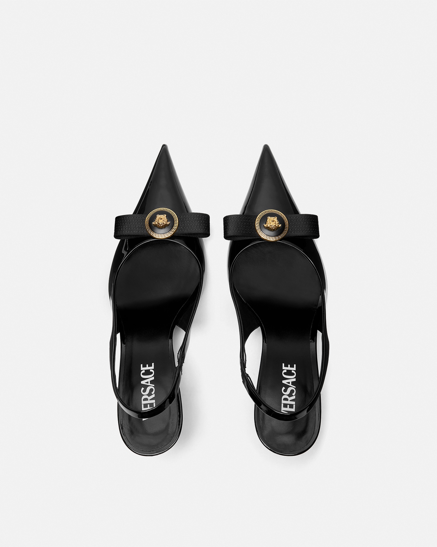 Gianni Ribbon Slingback Pumps 85 mm