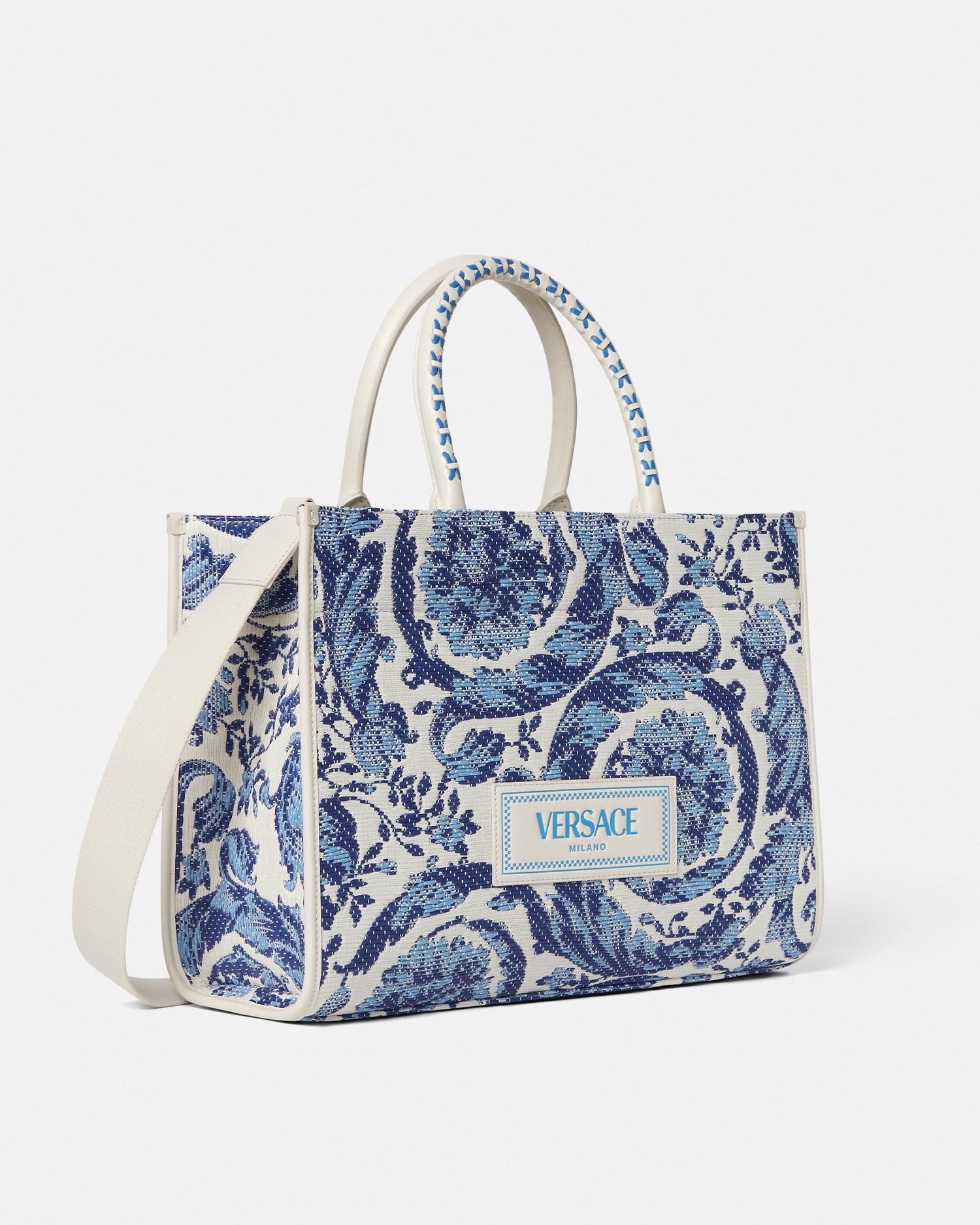 Athena Large Raffia Tote