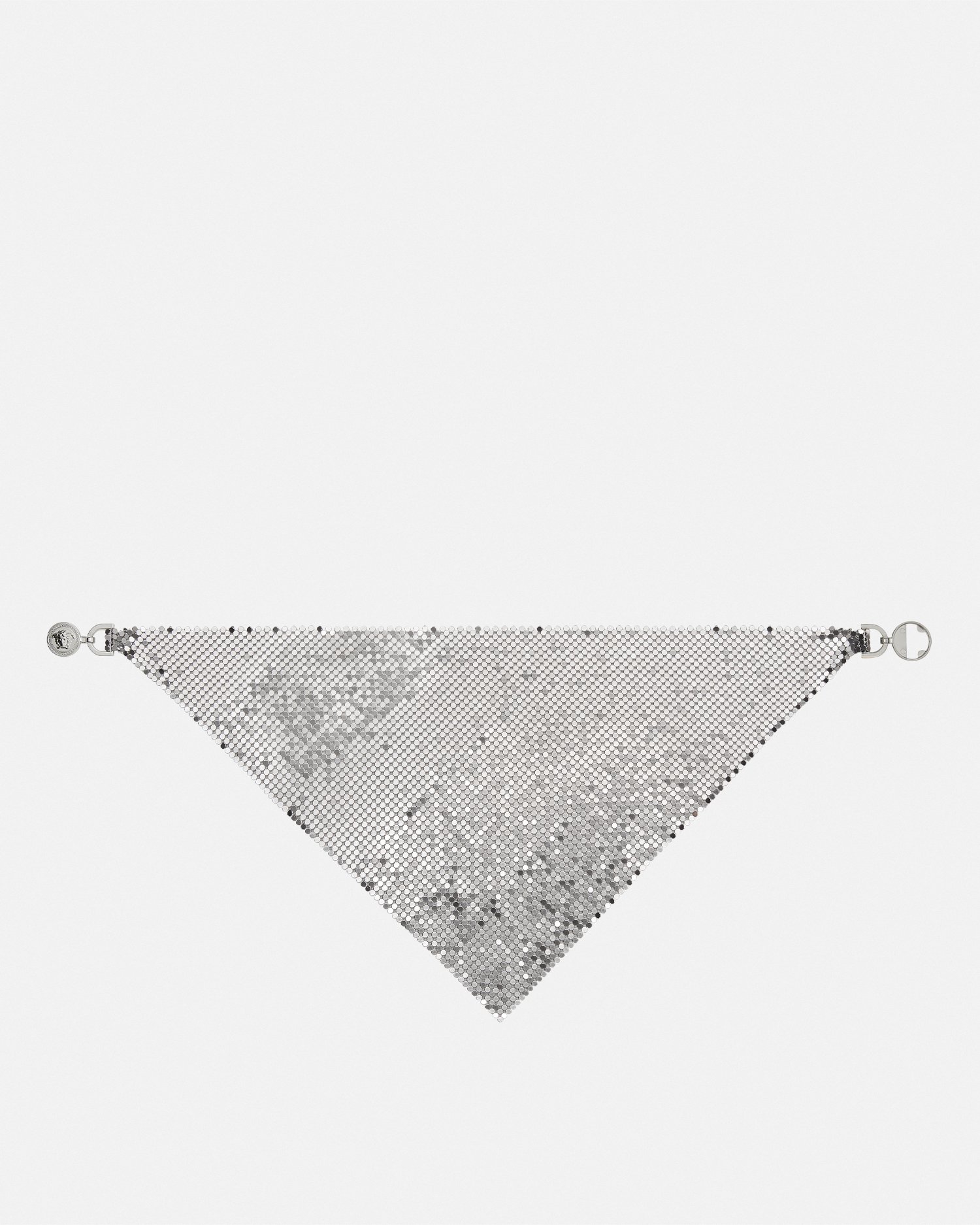 Versace Collier Bandana En Maille Métallique