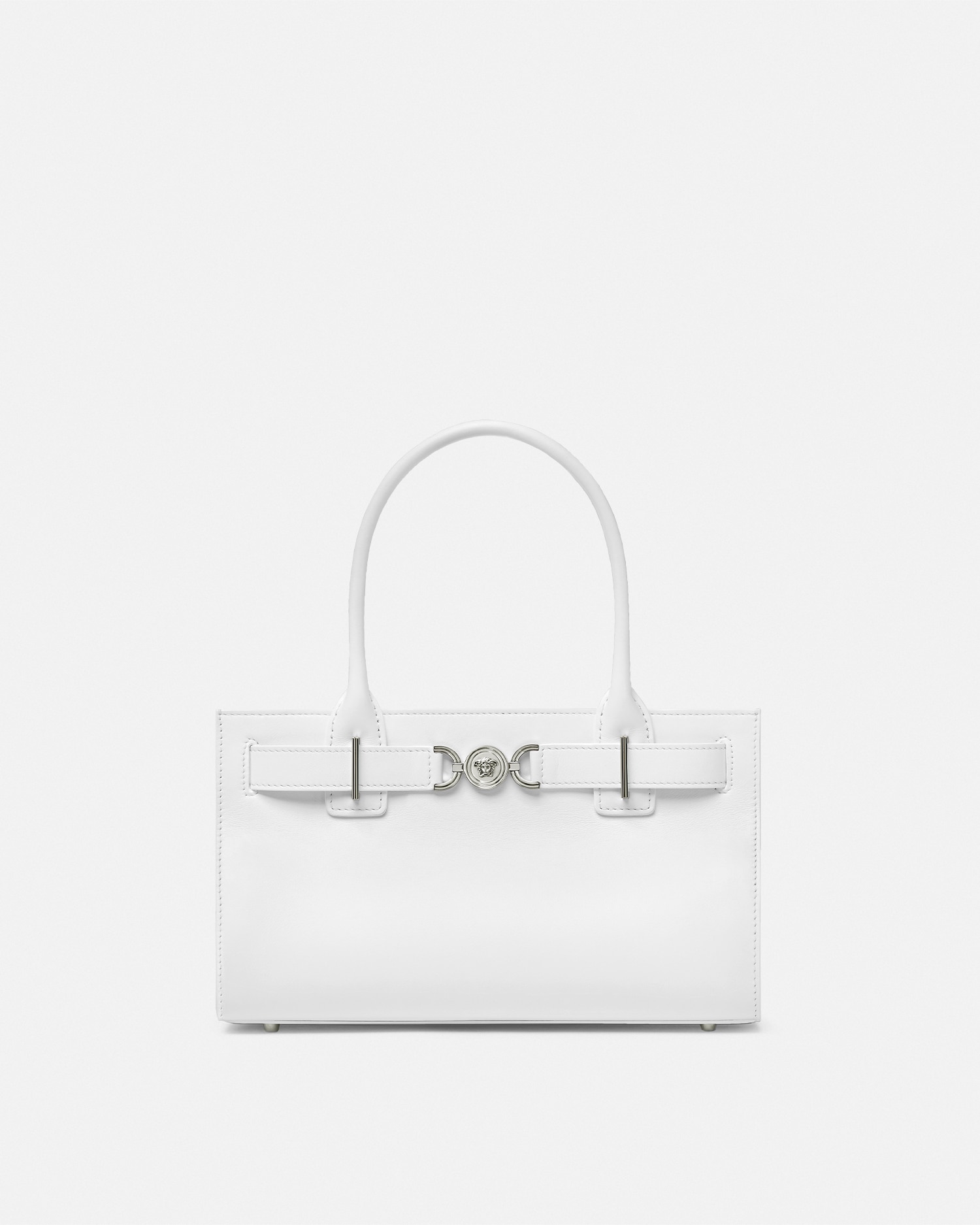 Versace Women's Small Tote Bag In White