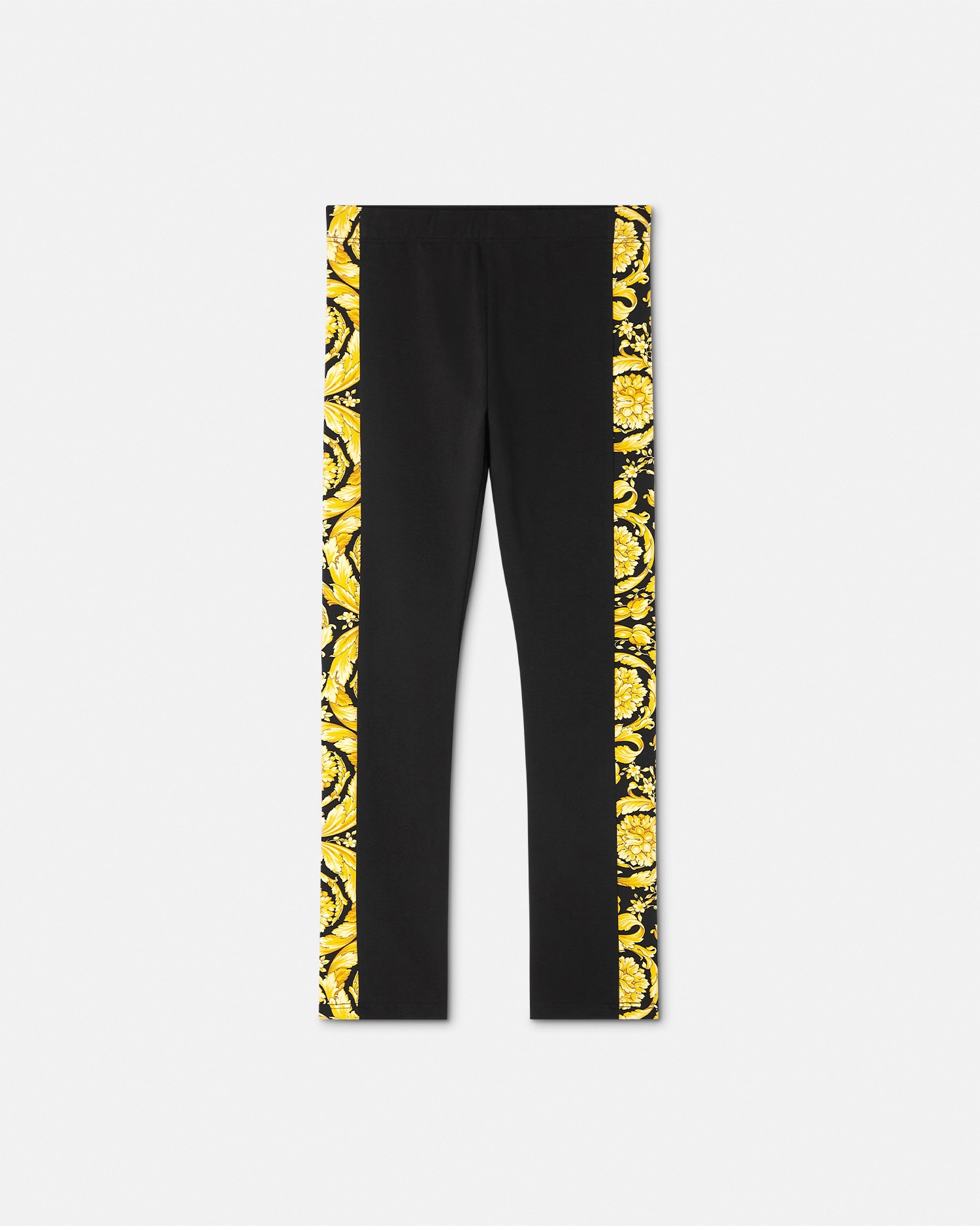 Versace Legging Barocco Kids In Noir