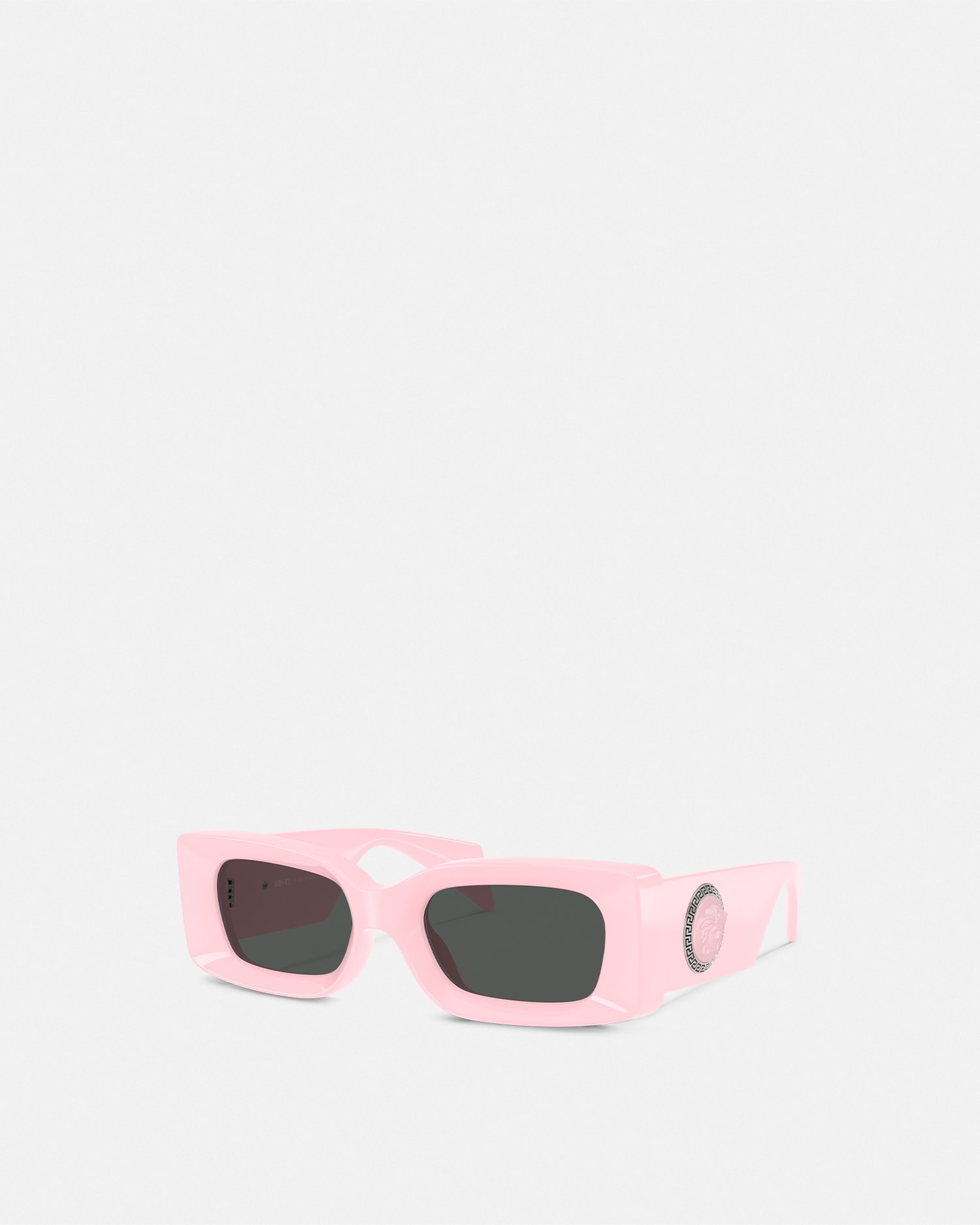 Authentic Versace Medallion Sunglasses in pink Amazon.com: Versace Woman Sunglasses Transparent Pink Frame  main image 3