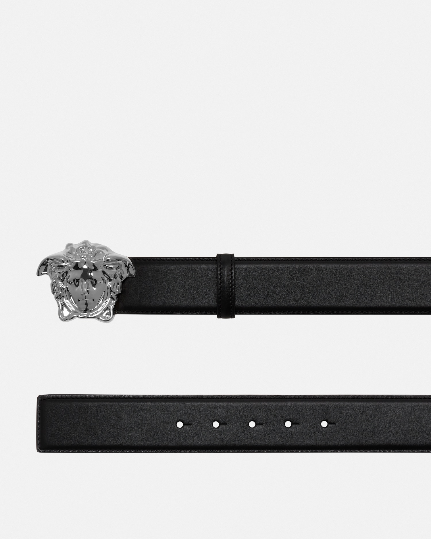 La Medusa Leather Belt 1.6"