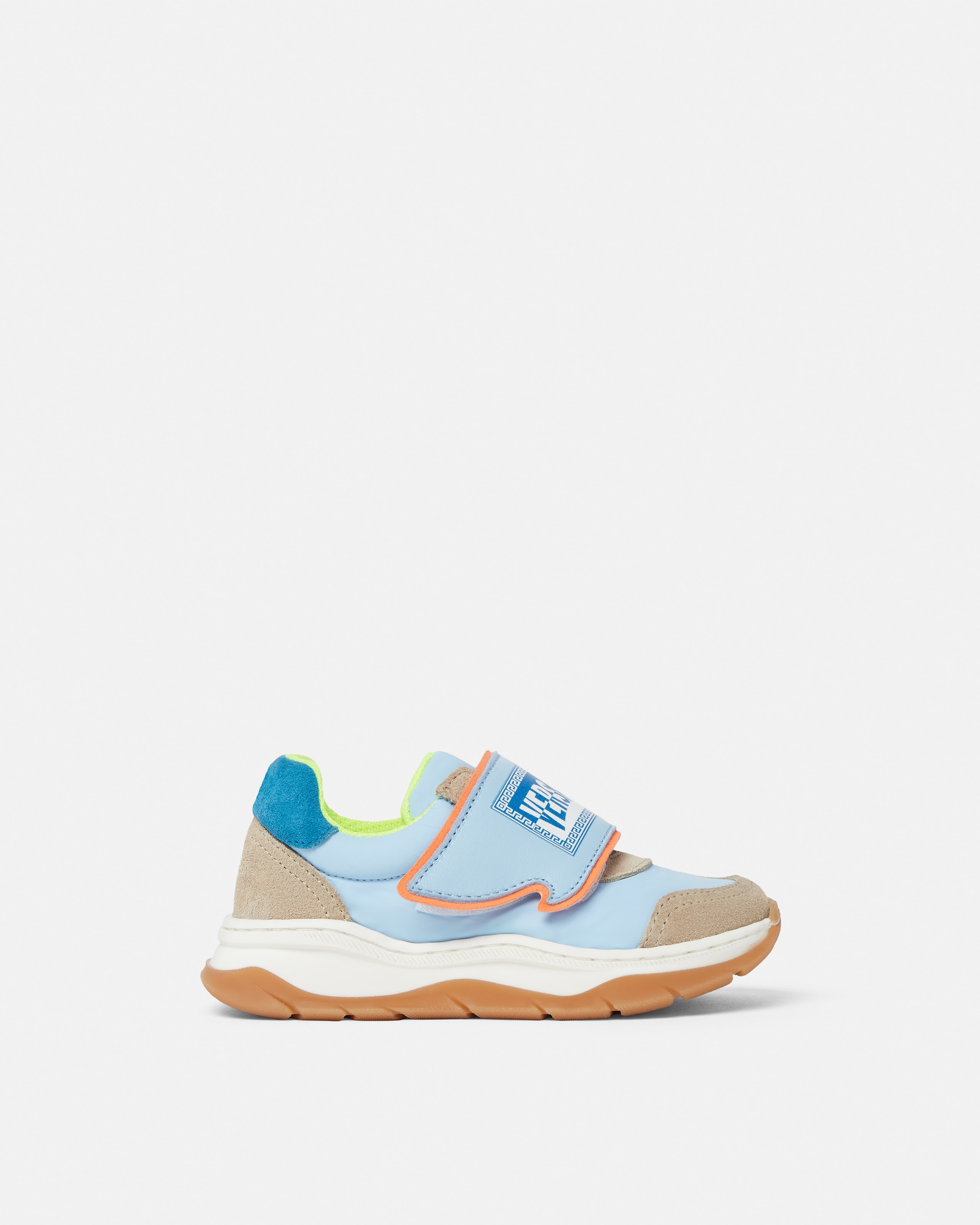 Versace Kids Baskets Imprimées In Blue