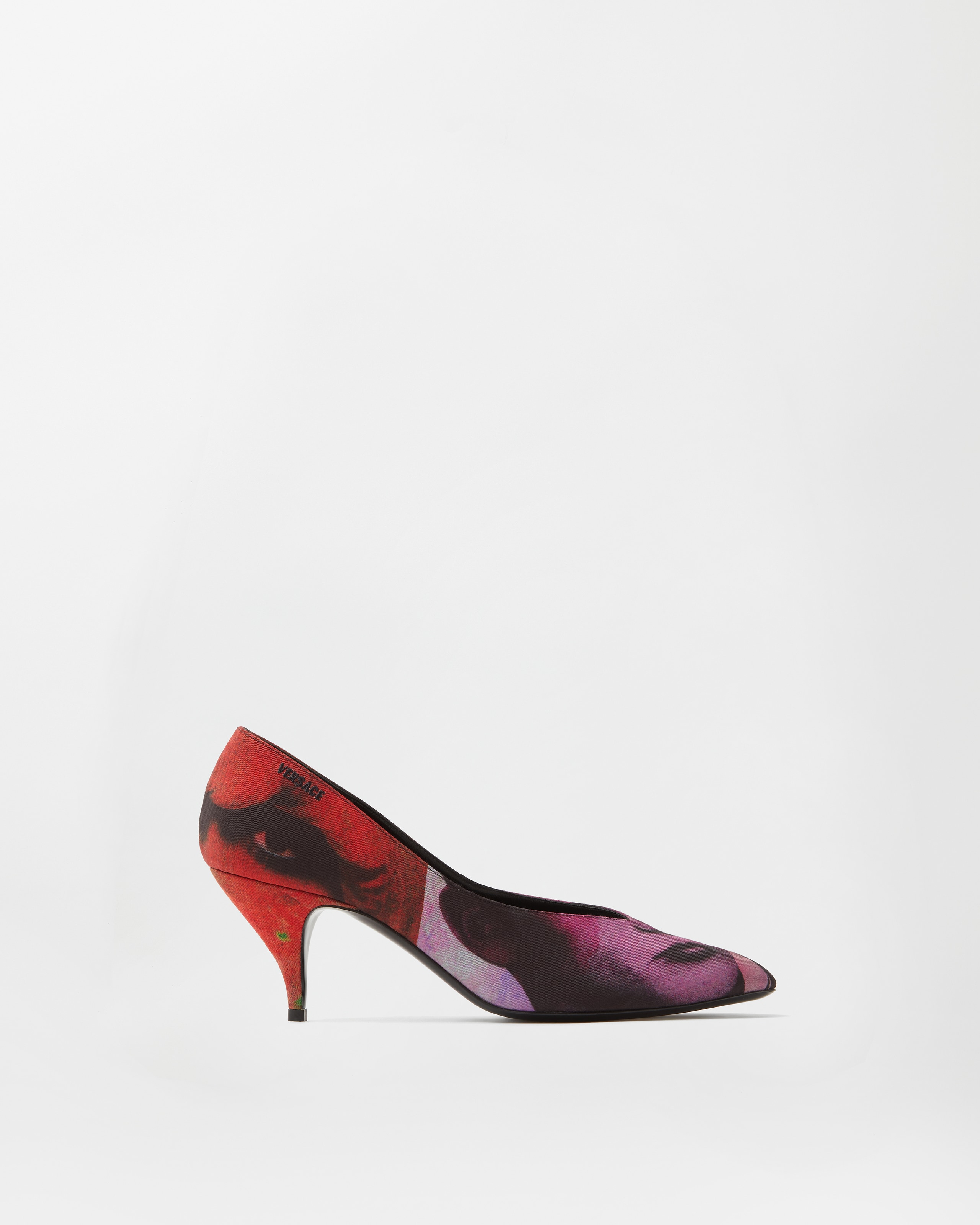 Versace Tina Silk Faille 65 Pumps In Multi