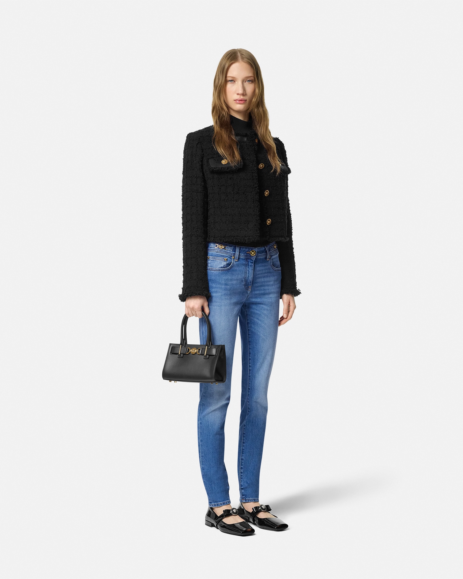 デニム・ジーパン VERSACE SS25 'Medusa '95' jeans (10115191A13651 1D110) Medusa '95 Regular-Fit Jeans | VERSACE US