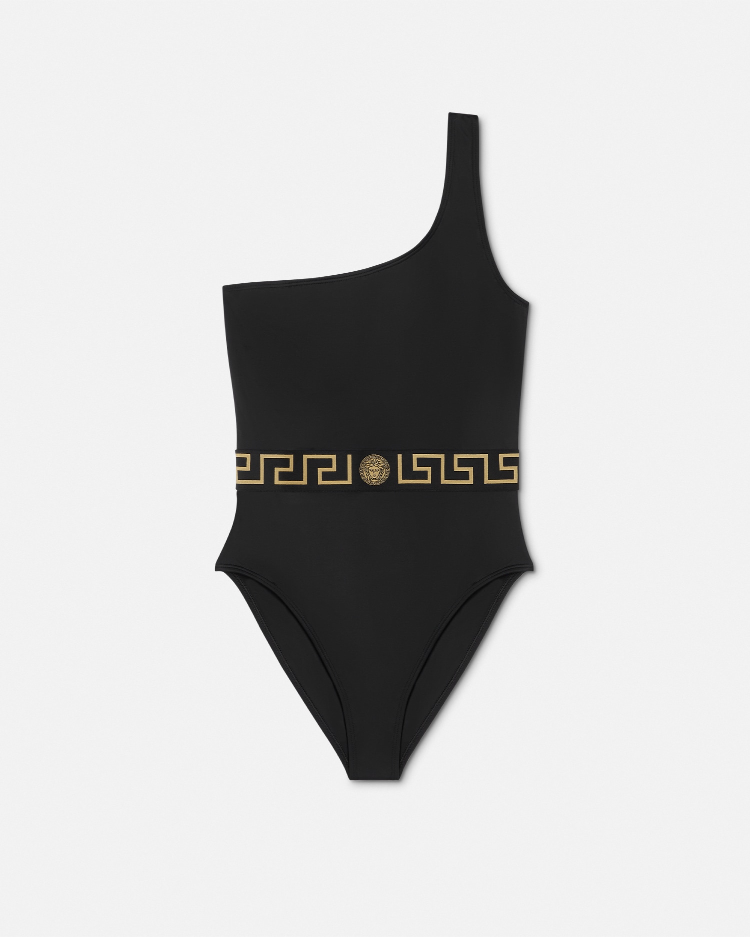Greca Border One-Piece Swimsuit